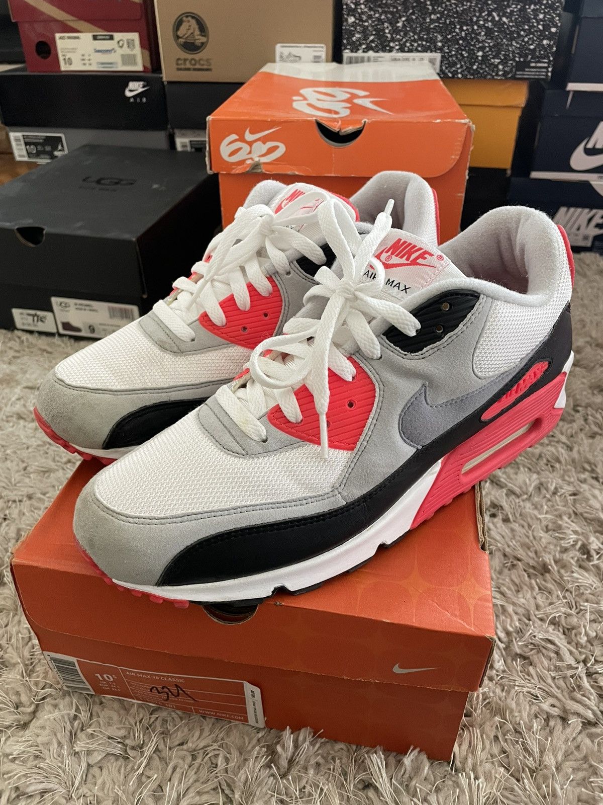 Nike Nike Air Max 90 Classic HOA Infrared 2005 Size US 10.5 / EU 43-44 - 1 Thumbnail