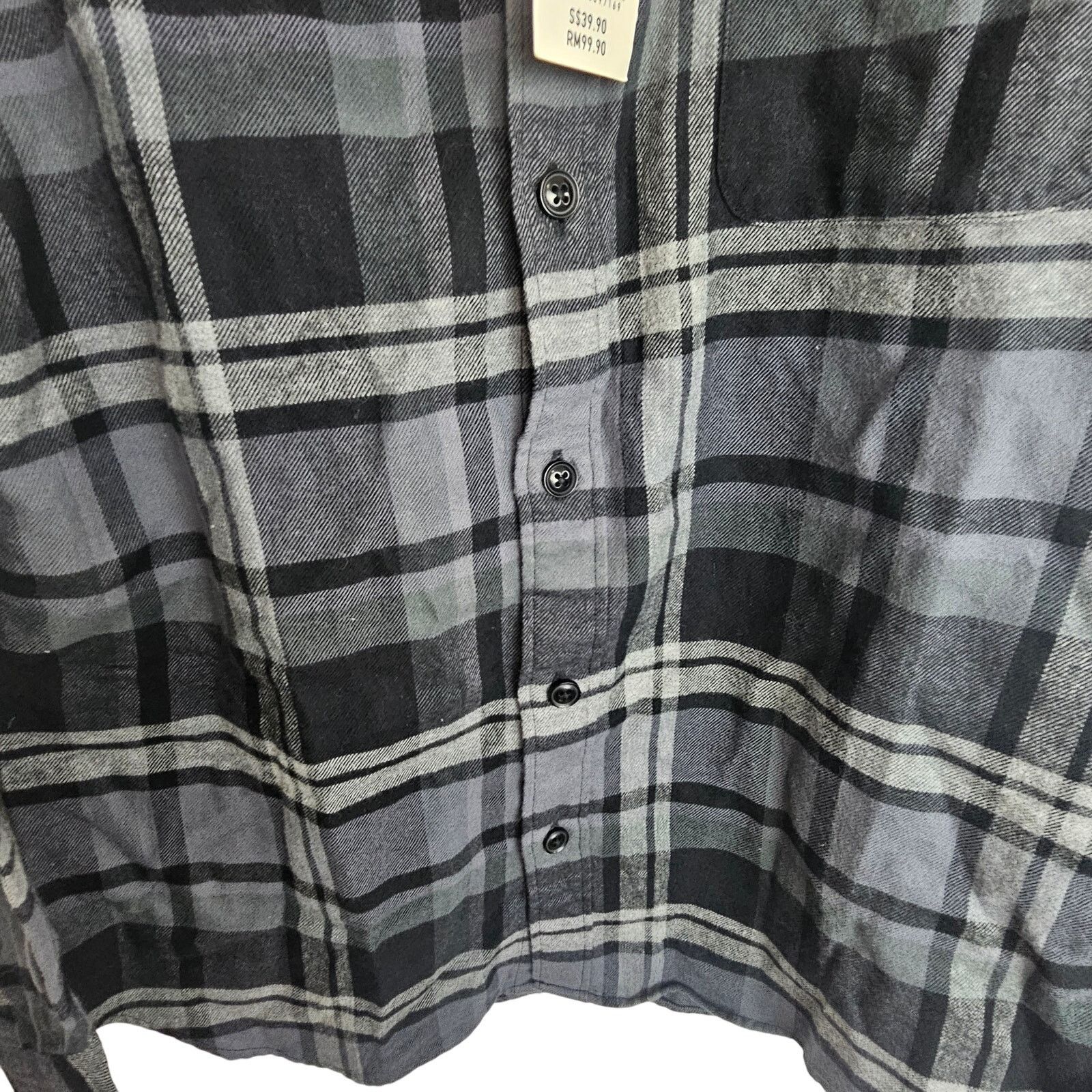 Uniqlo Uniqlo Womens Plaid Flannel Shirt L Gorpcore Casual Grunge Size L / US 10 / IT 46 - 3 Thumbnail