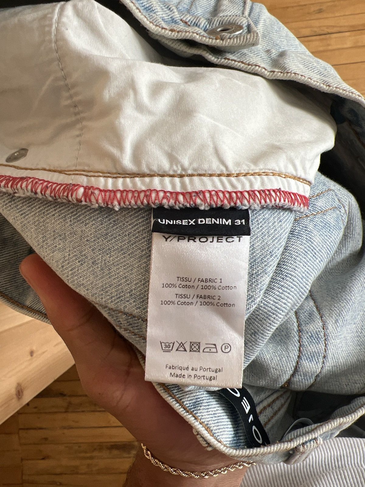 Y/Project Y Project Pleat Denim Size US 31 - 5 Thumbnail