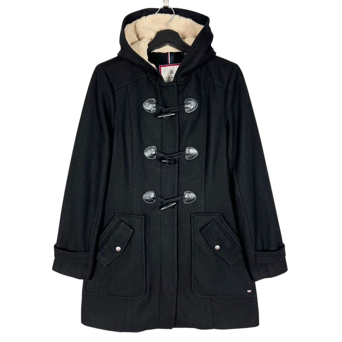 Tommy Hilfiger Tommy Hilfiger Women Wool Coat Size S / US 4 / IT 40 - 1 Thumbnail