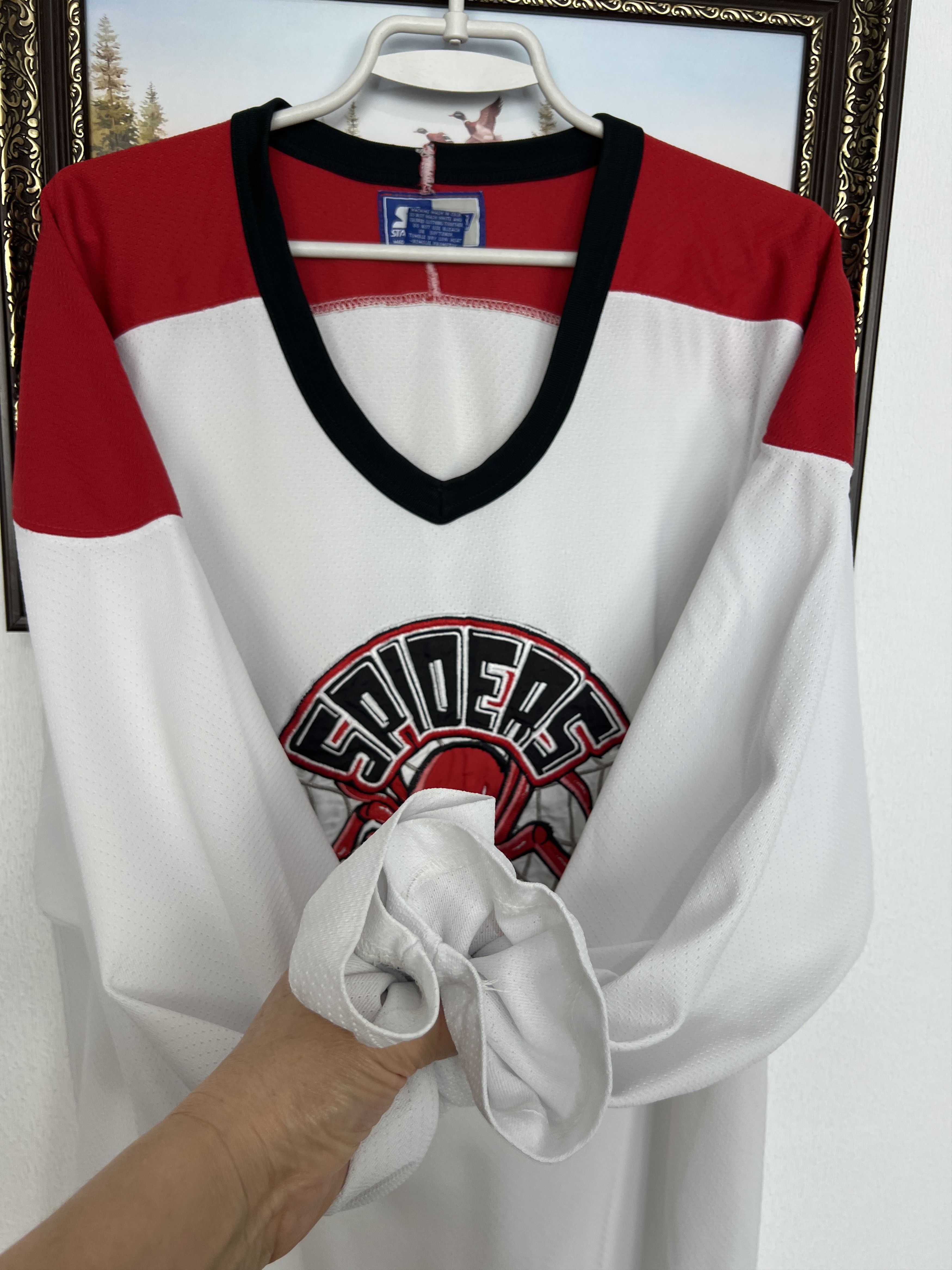 Starter Vintage 90's San Francisco Spiders IHL Jersey Rare Shirt Size US L / EU 52-54 / 3 - 4 Thumbnail