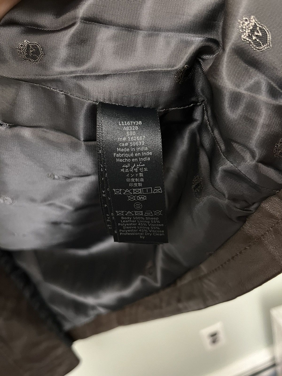 John Varvatos Leather Racer Jacket. Medium Size US S / EU 44-46 / 1 - 6 Thumbnail