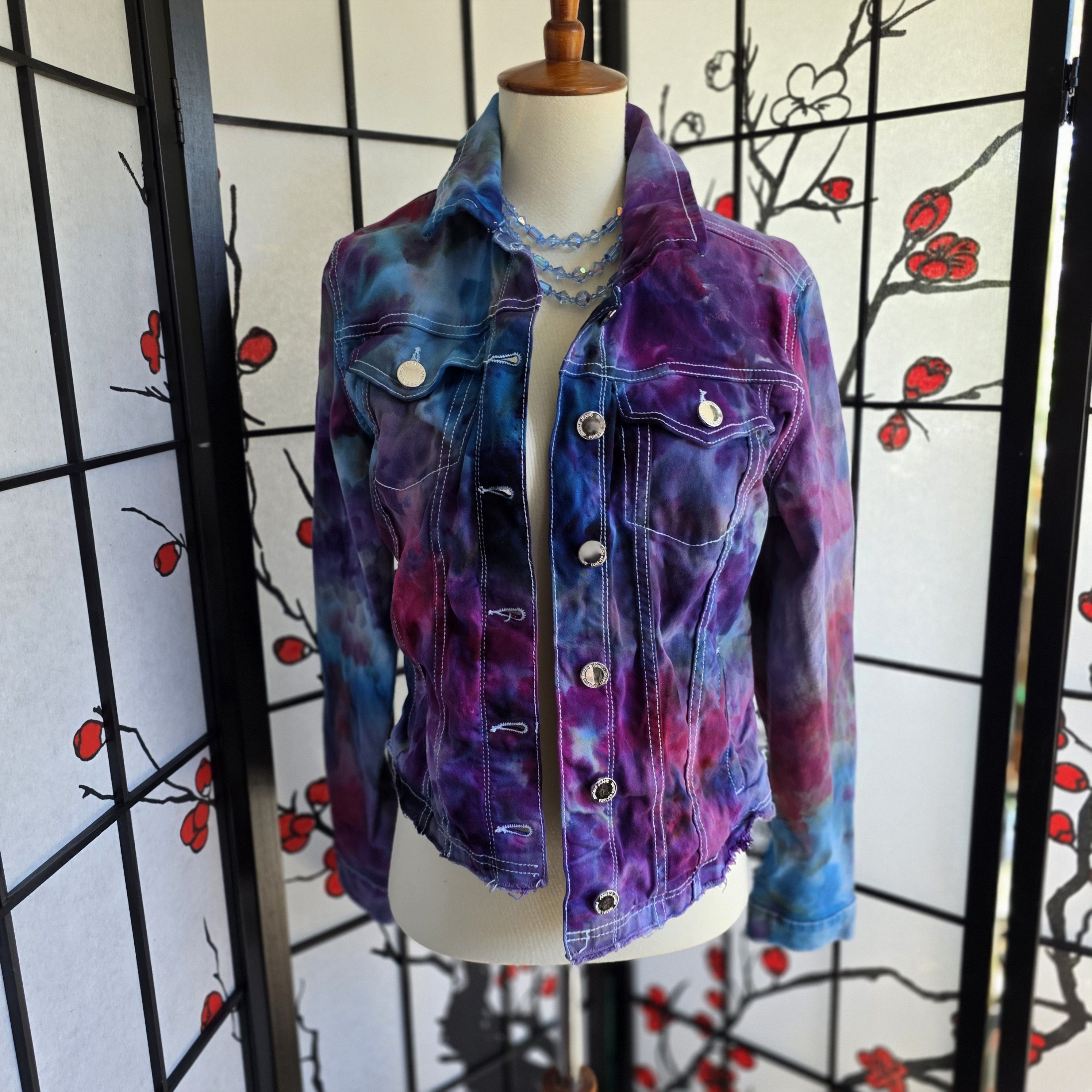 Other Ice Dyed Denim Jacket Size M / US 6-8 / IT 42-44 - 1 Thumbnail