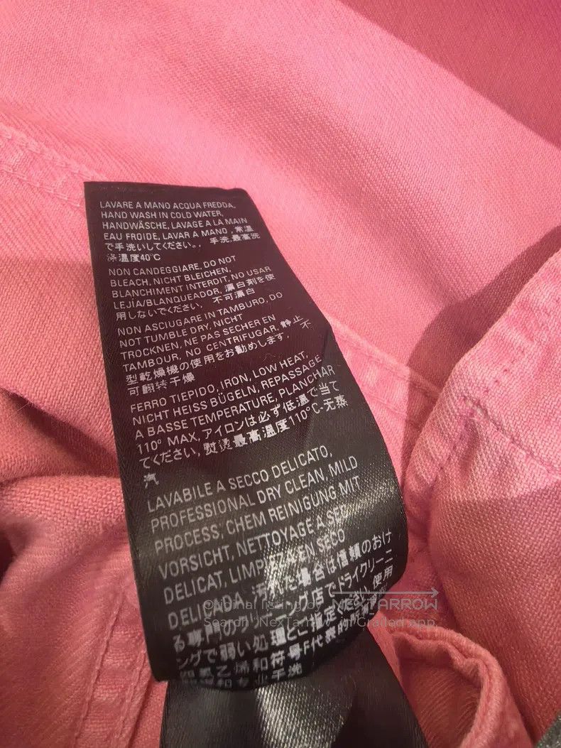 Balenciaga Balenciaga Pink Denim Jacket Size 4XL / US 24-26 - 6 Thumbnail