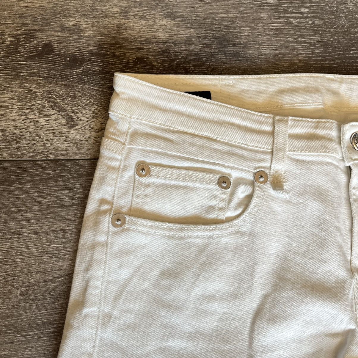 R13 R13 Boy Skinny White Riot Women’s Denim Jeans Made in Italy Size 28" / US 6 / IT 42 - 8 Thumbnail