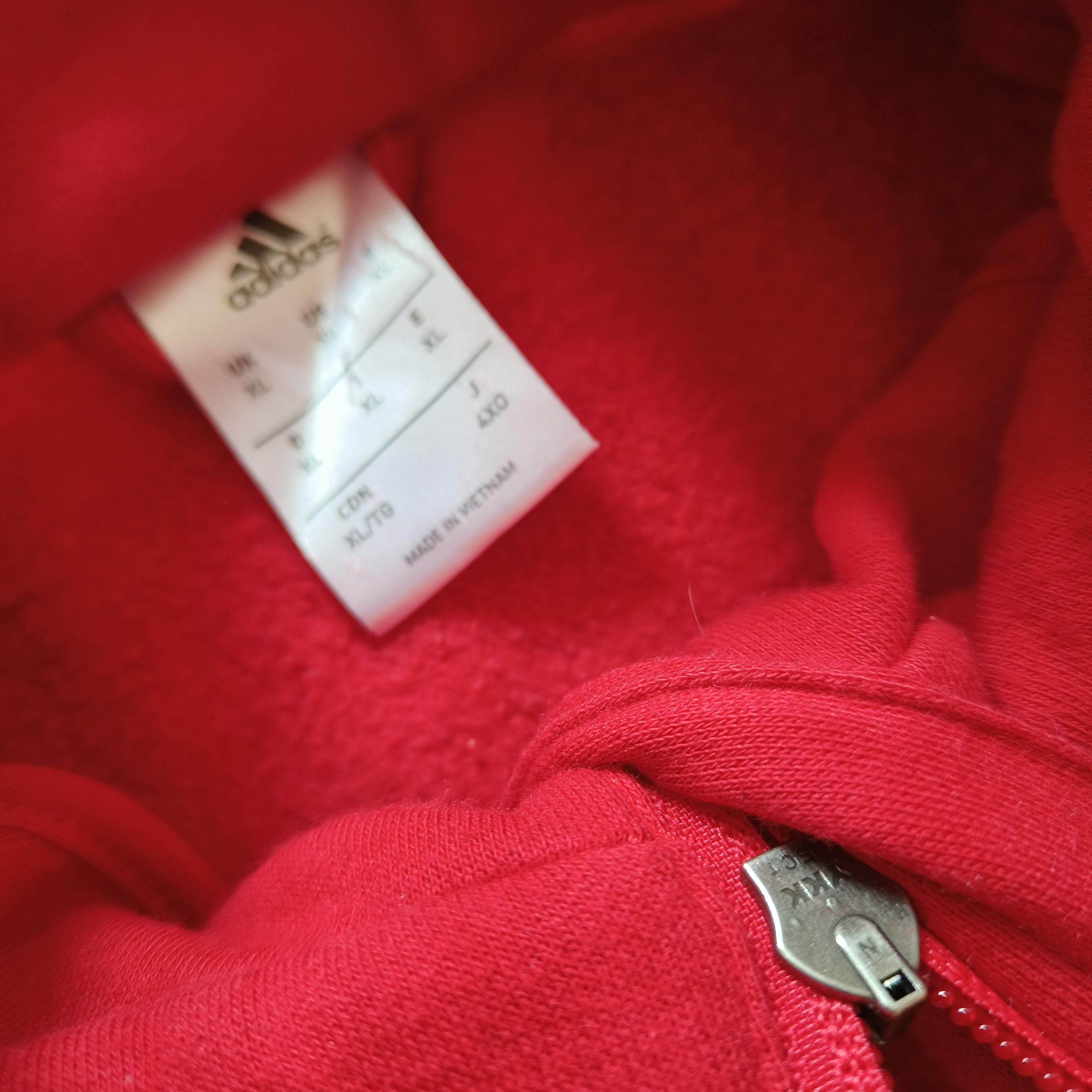 Adidas Adidas Vintage Q-Zip Neck Logo Hoodie Sweater Size US XL / EU 56 / 4 - 5 Thumbnail