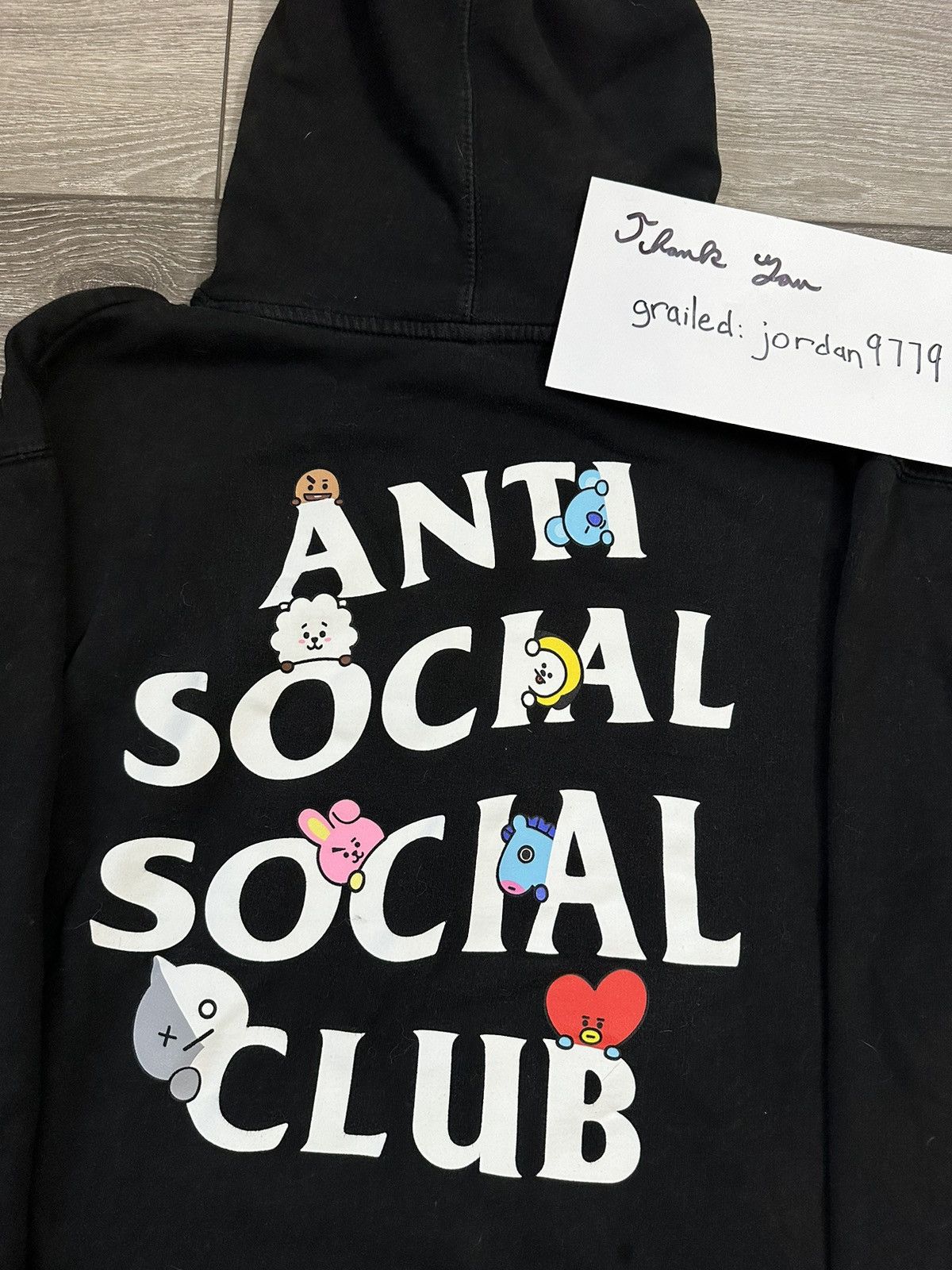 Anti Social Social Club Anti Social Social Club x BTS Peekaboo Hoodie Grailed