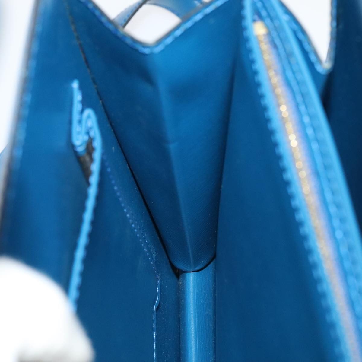 Louis Vuitton LOUIS VUITTON Epi Capuchin Shoulder Bag Blue M52345 Size ONE SIZE - 13 Thumbnail