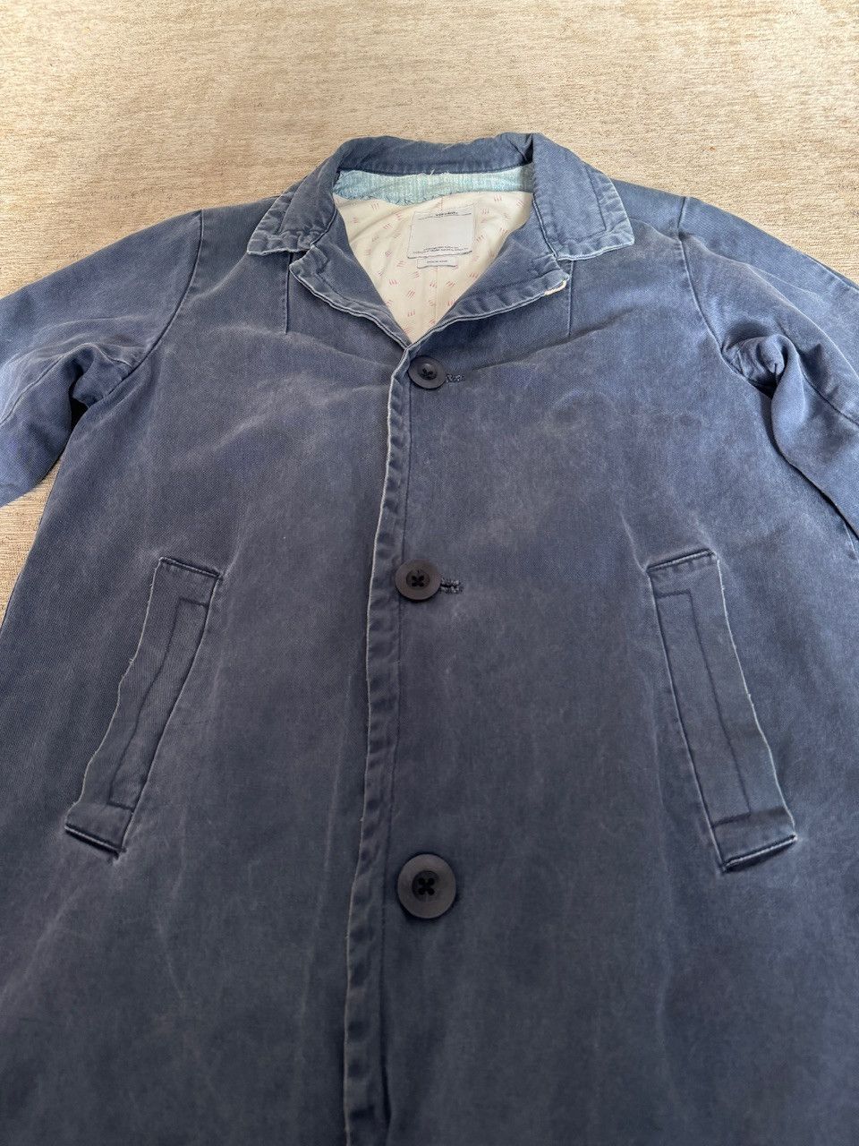 Visvim Mies Coat 14AW size 2 indigo