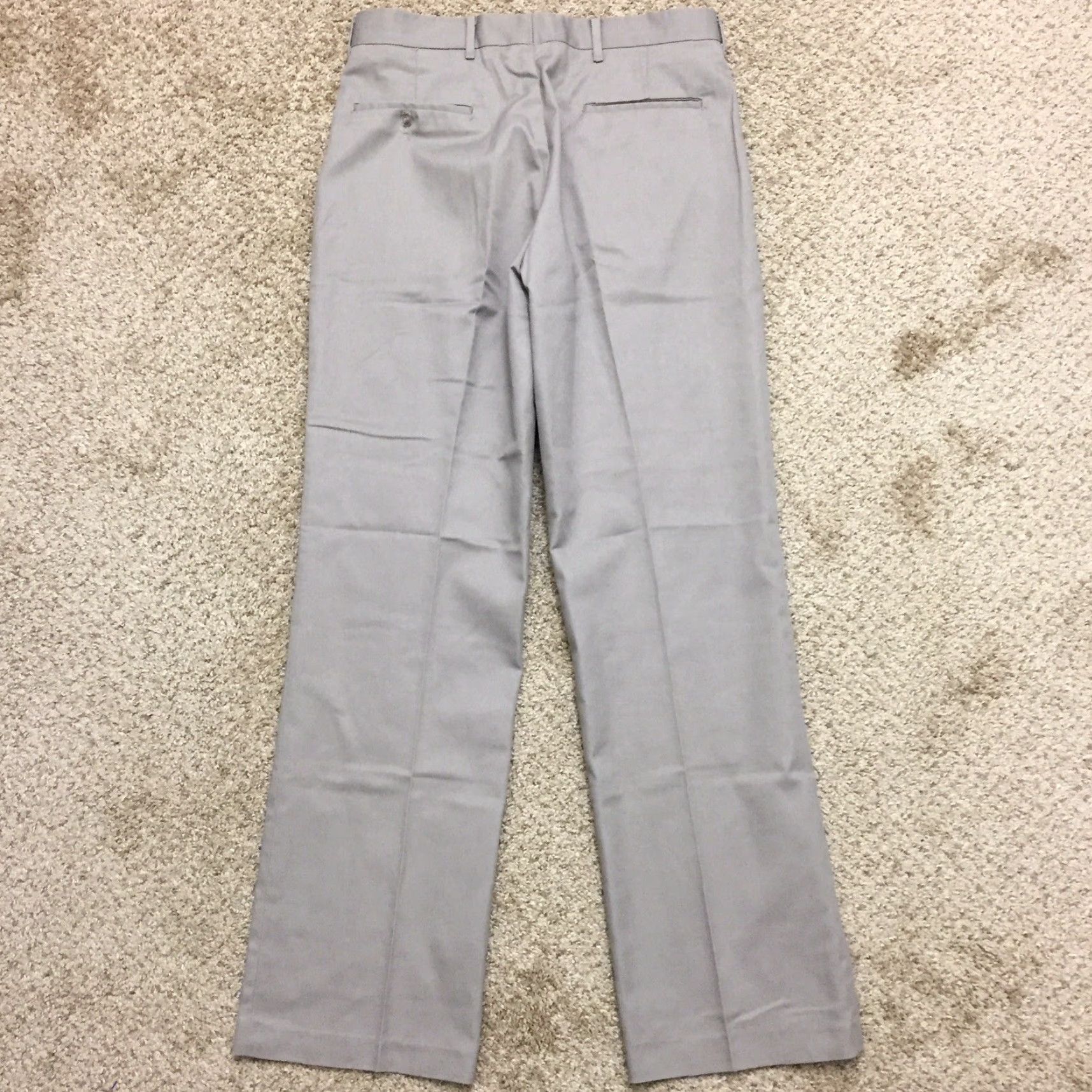 Vintage Knightsbridge Dress Pants Mens 32x32 Gray Flat Front USA Dress Pants Men 32 Gray Cotton Blend Flat Front Flats Front Pants Mens USA 32x32 Size US 32 / EU 48 - 4 Thumbnail