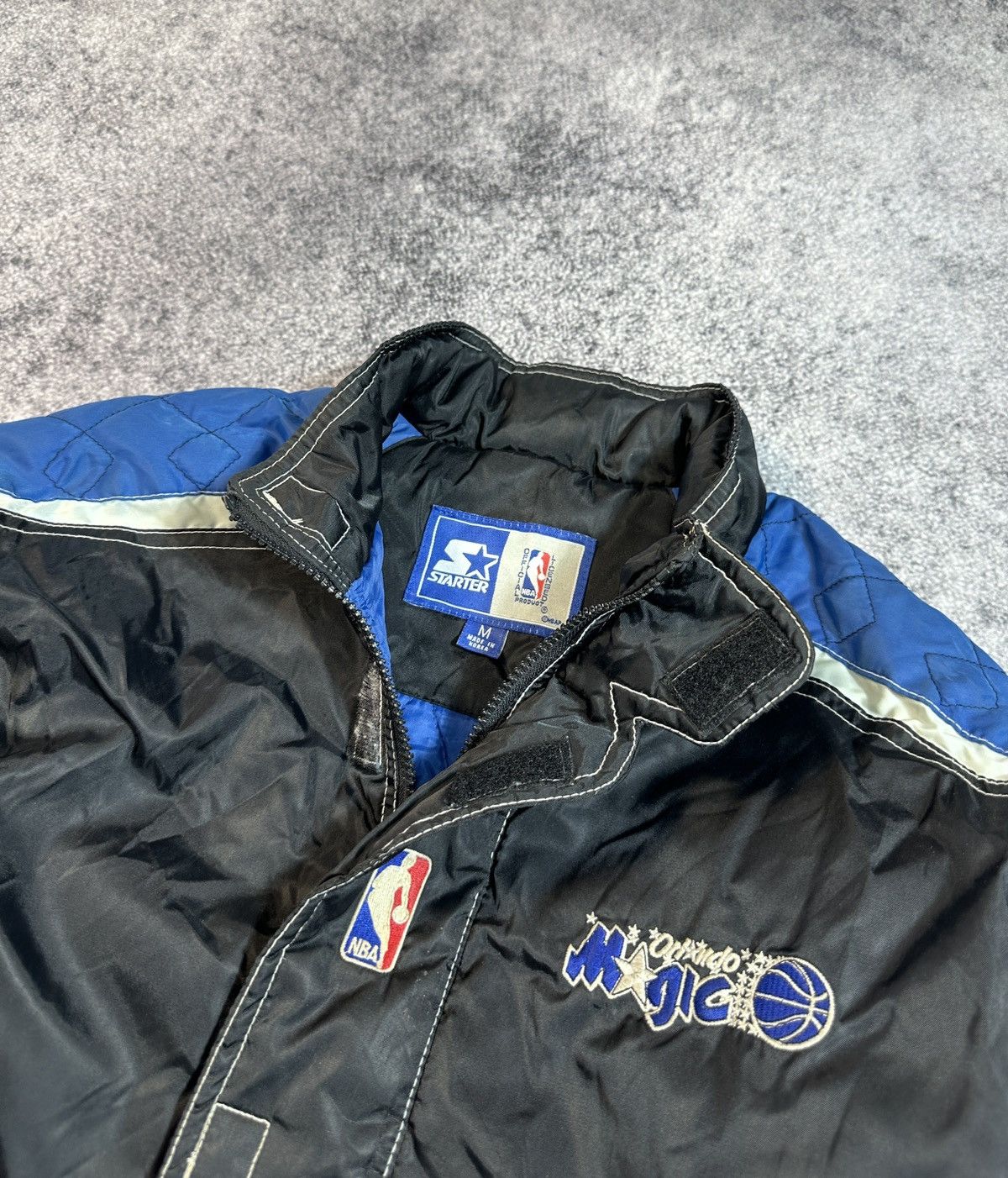 NBA × Starter × Vintage Vintage NBA Starter Orlando Magic Jacket Back Logo Rare USA Size US M / EU 48-50 / 2 - 3 Thumbnail