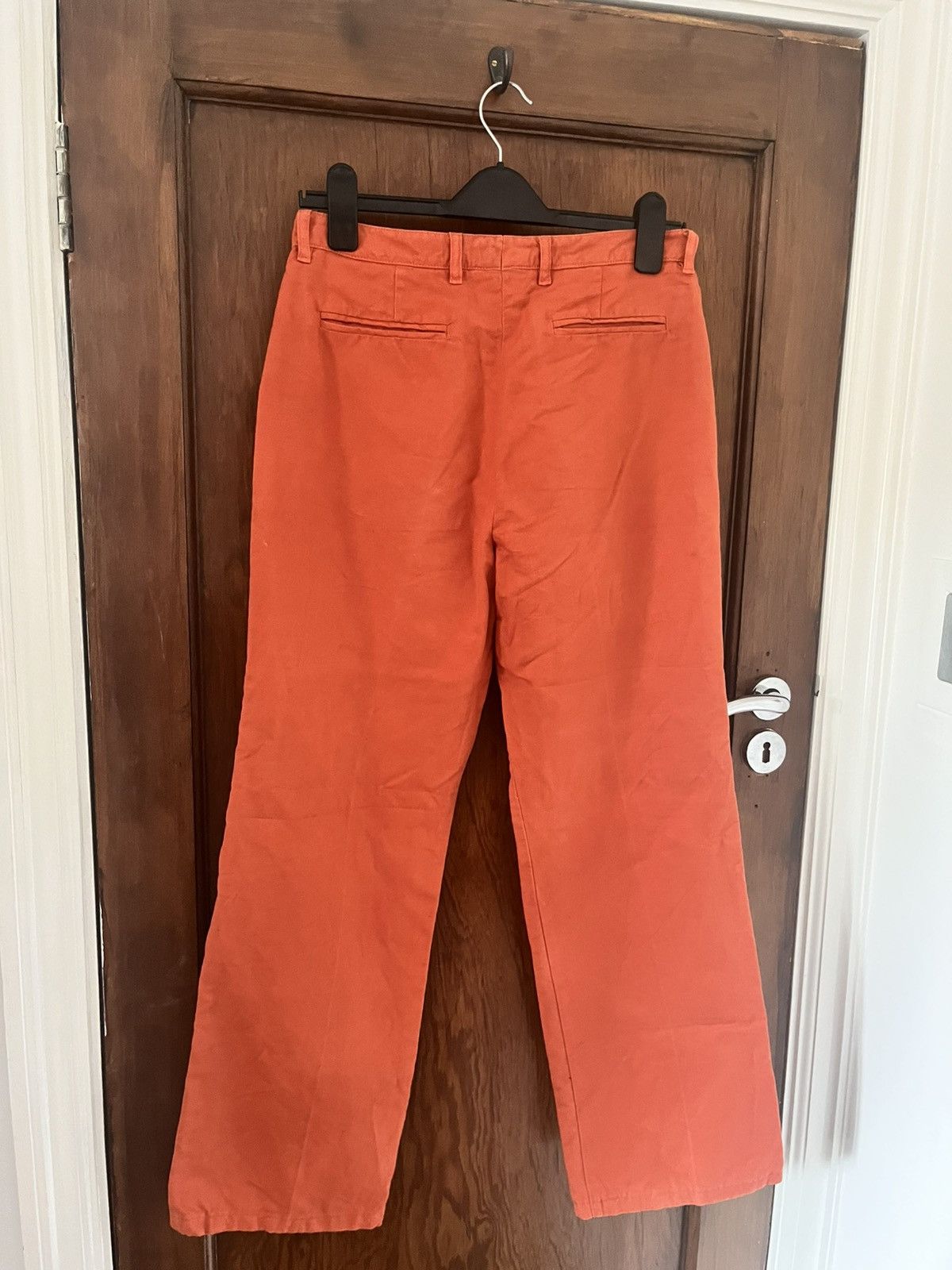 Loro Piana Loro Piana orange cotton/linen trousers w30 Size US 30 / EU 46 - 3 Thumbnail