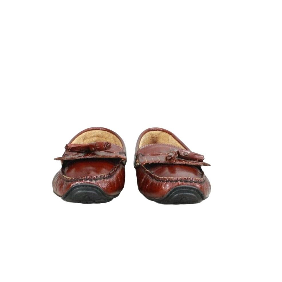 L.L. Bean × Leather LL BEAN Tassels Soft Flexible Pebble Sole Shoes Size US 6 / IT 36 - 4 Thumbnail