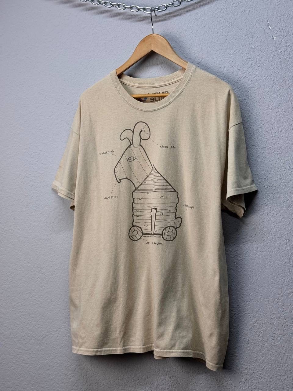 Liquid Blue × Vintage Vintage Monty Python & the Holy Grain Trojan Rabbit T Shirt Size US XL / EU 56 / 4 - 1 Thumbnail