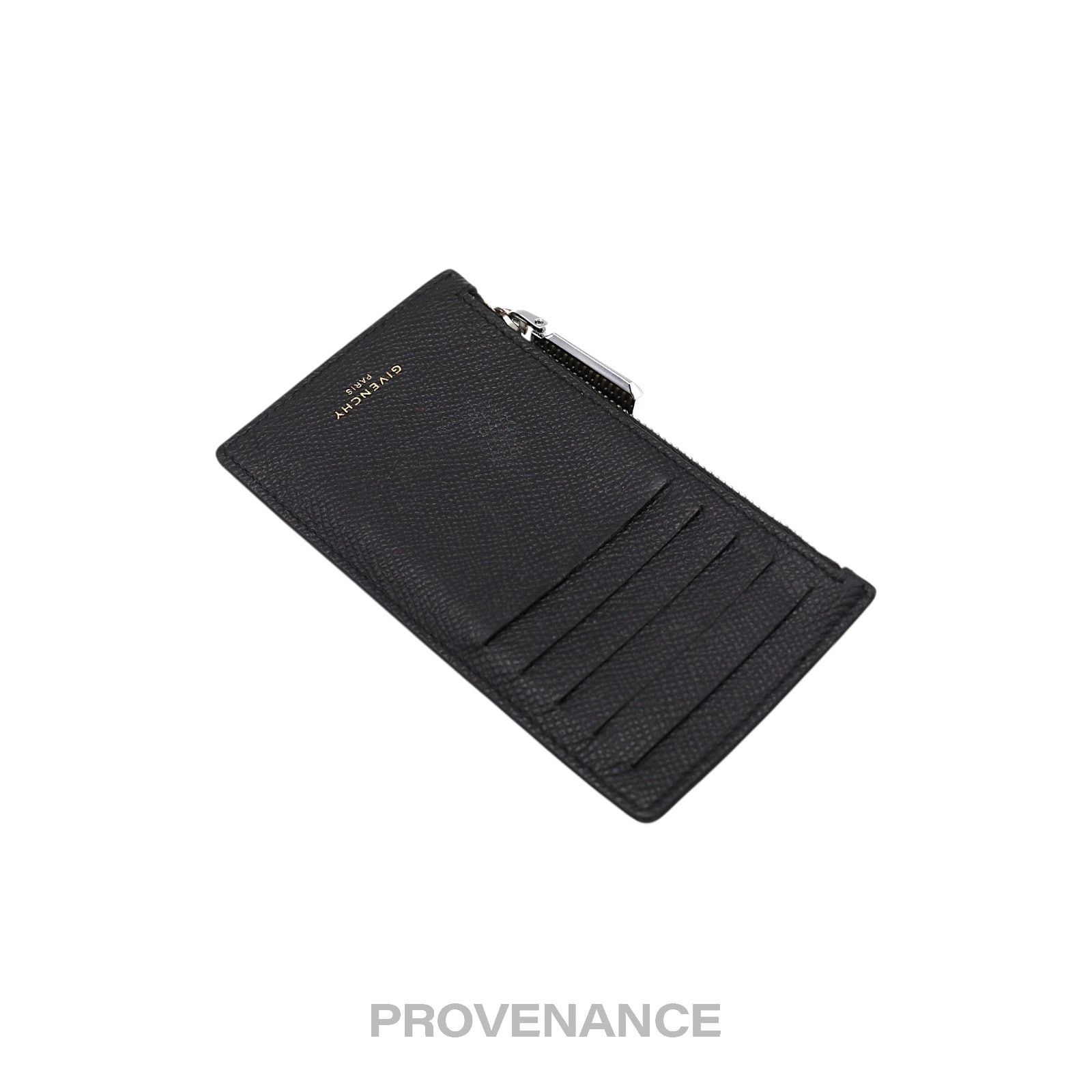 Givenchy 🔴 Givenchy Vertical Card Holder Wallet - Black Yellow Size ONE SIZE - 5 Thumbnail