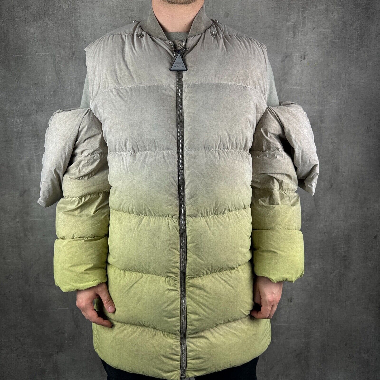 Moncler × Rick Owens RICK OWENS x Moncler FW23 Convertible Parka Funnel Neck Coat Size US S / EU 44-46 / 1 - 3 Thumbnail