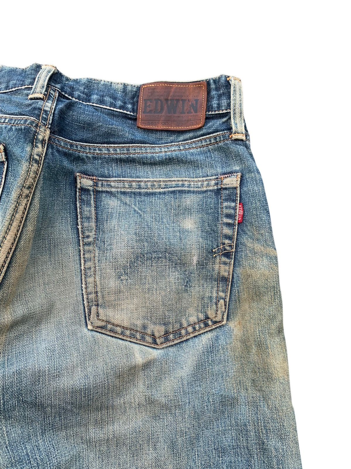 Kapital VINTAGE EDWIN 505XX SELVEDGE RUSTY MUDWASH DISTRESSED DENIM Size US 29 - 14 Thumbnail