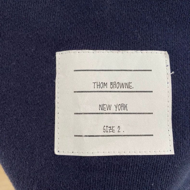 Thom Browne Thom Browne Size 2 Dark blue four-striped shorts 2503-Nex Size US 29 - 2 Thumbnail