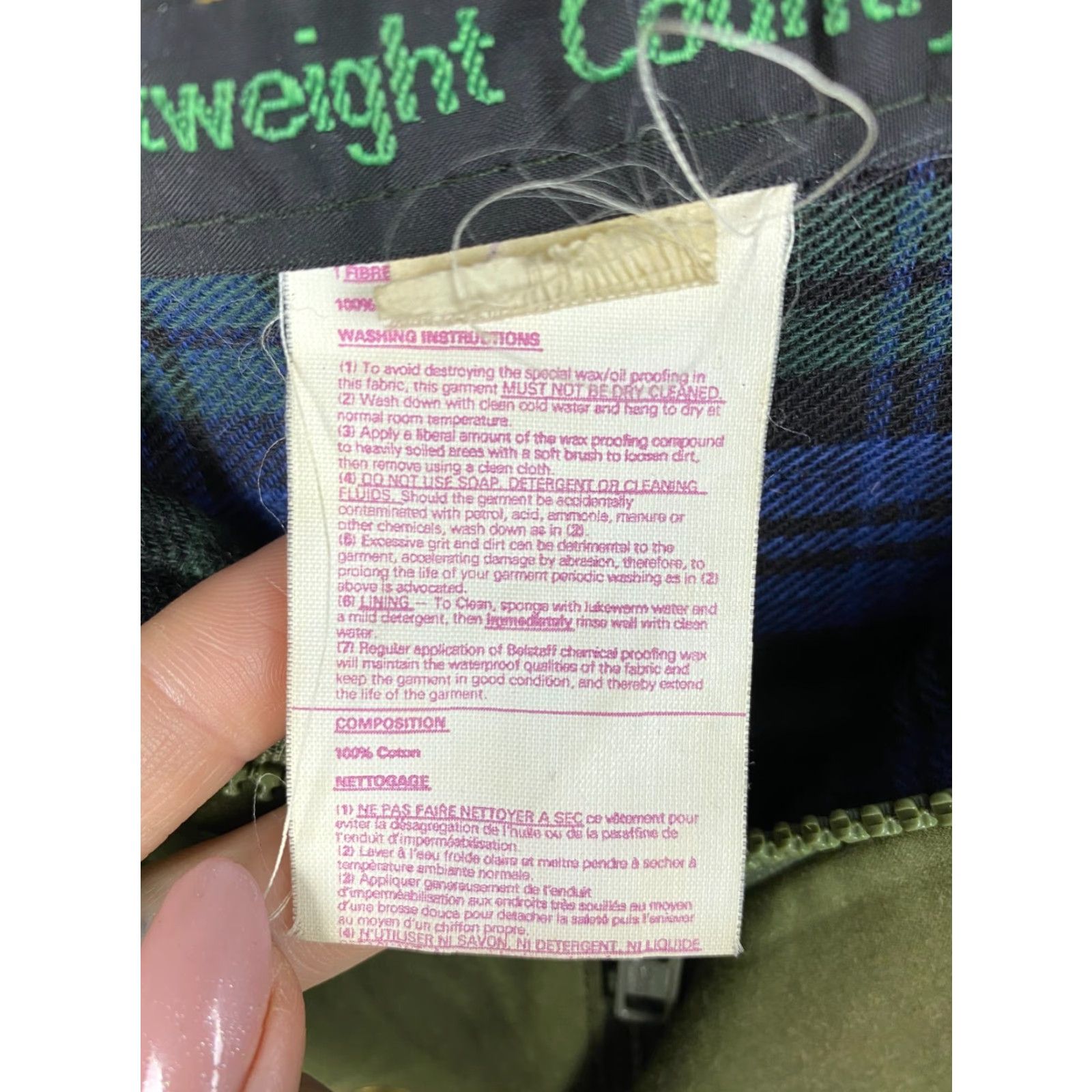 Belstaff Belstaff Lightweight Countryman Vintage Mens Jacket XL Green Motorcycle Jacket 90s Mens Size US XL / EU 56 / 4 - 6 Thumbnail