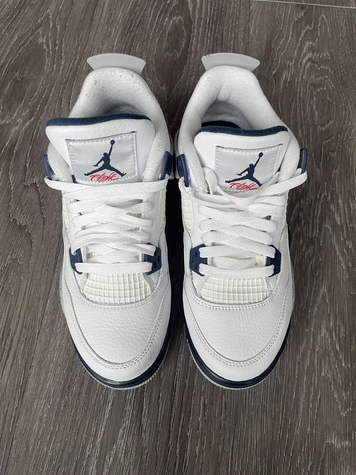 Jordan Brand Jordan Retro 4 Midnight Navy Size US 6 / EU 39 - 5 Thumbnail