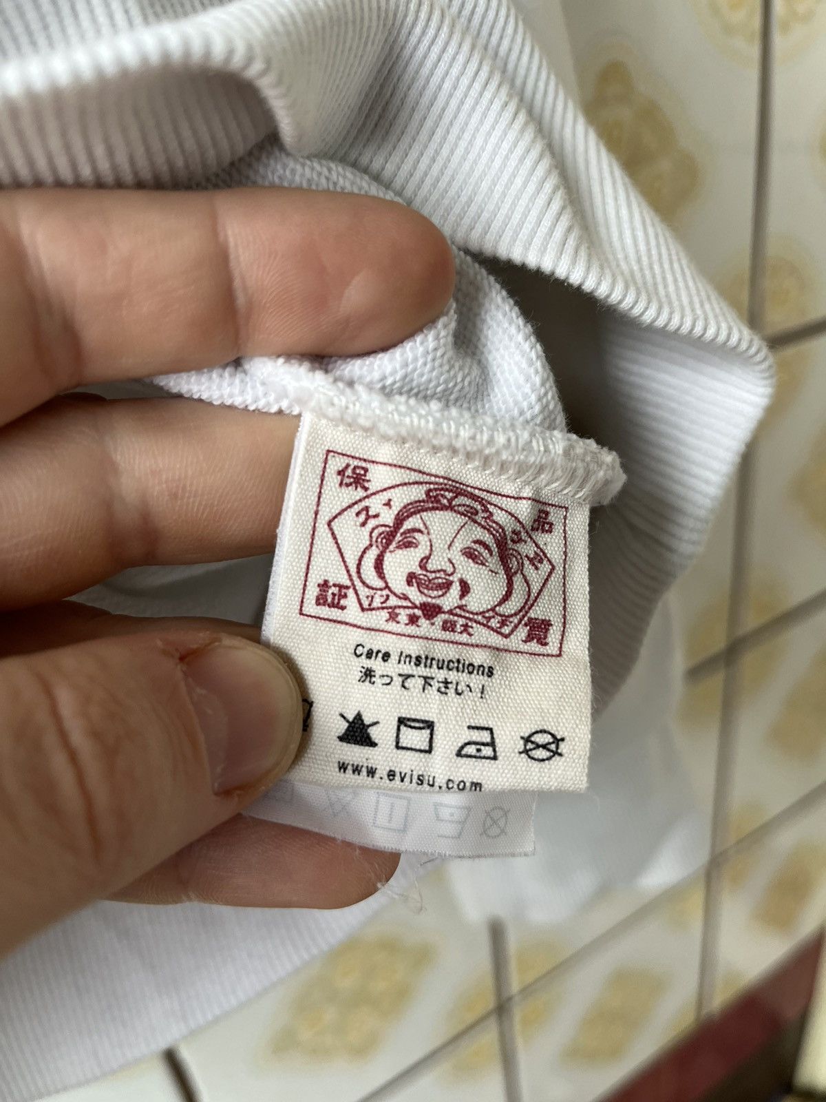 Evisu Vintage Evisu white sweatshirt Size US S / EU 44-46 / 1 - 6 Thumbnail