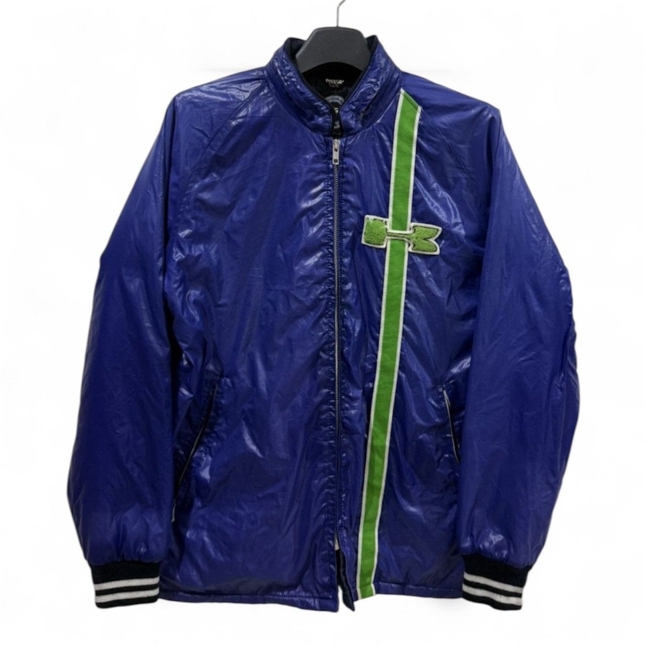 Japanese Brand VTG KAWASAKI Light Puffer Racing Jacket Size US XL / EU 56 / 4 - 1 Thumbnail