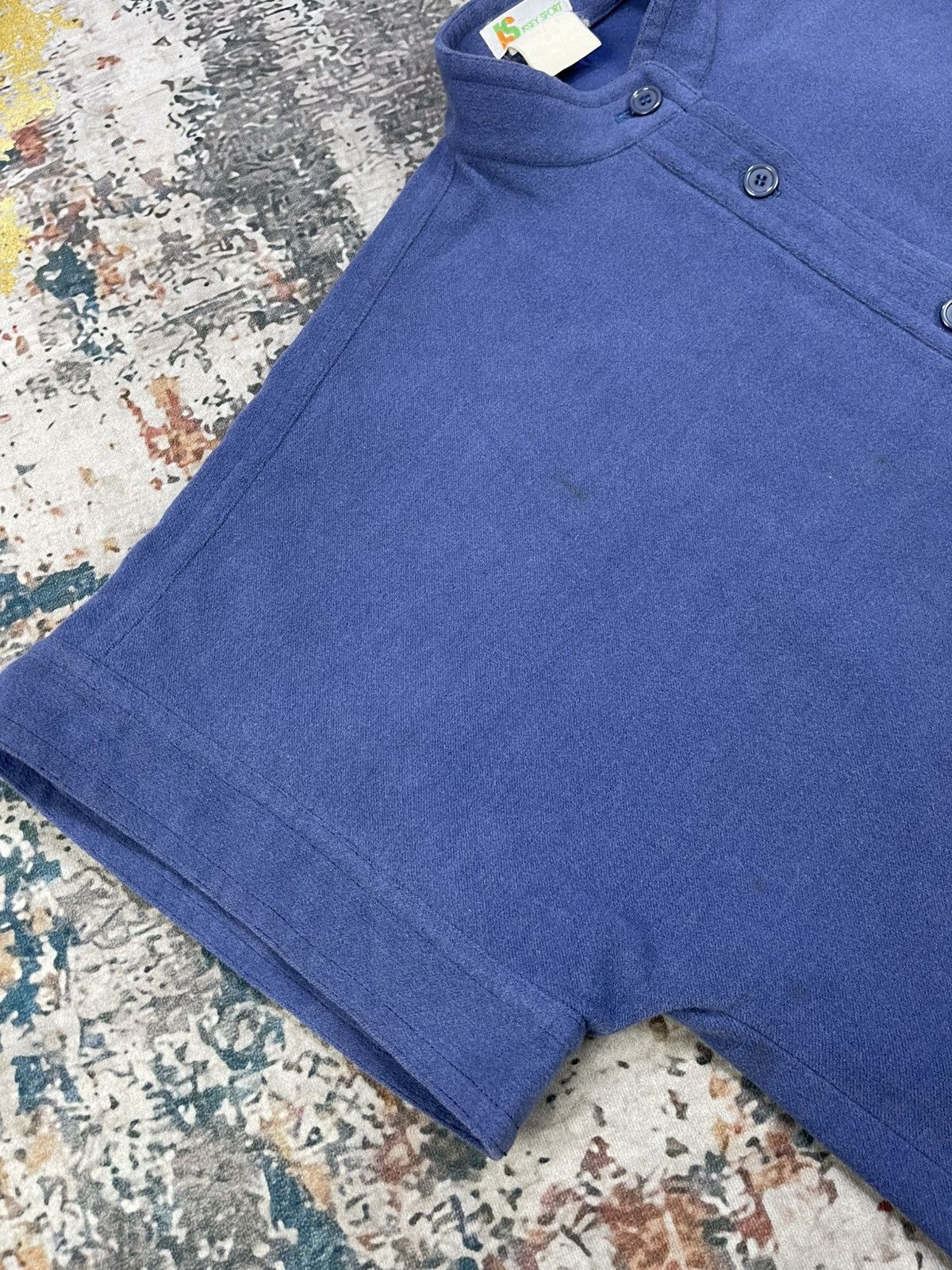 Issey Miyake Vtg I.S Issey Sport French Sleeve Button Down Cardigan Size ONE SIZE - 4 Thumbnail