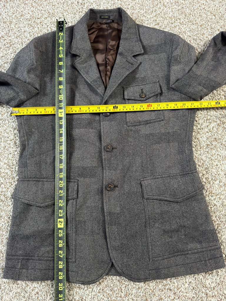 Massimo Dutti 🔥 MASSIMO DUTTI GRAY SPORT COAT/BLAZER SIZE 40🔥 Size 40R - 15 Thumbnail