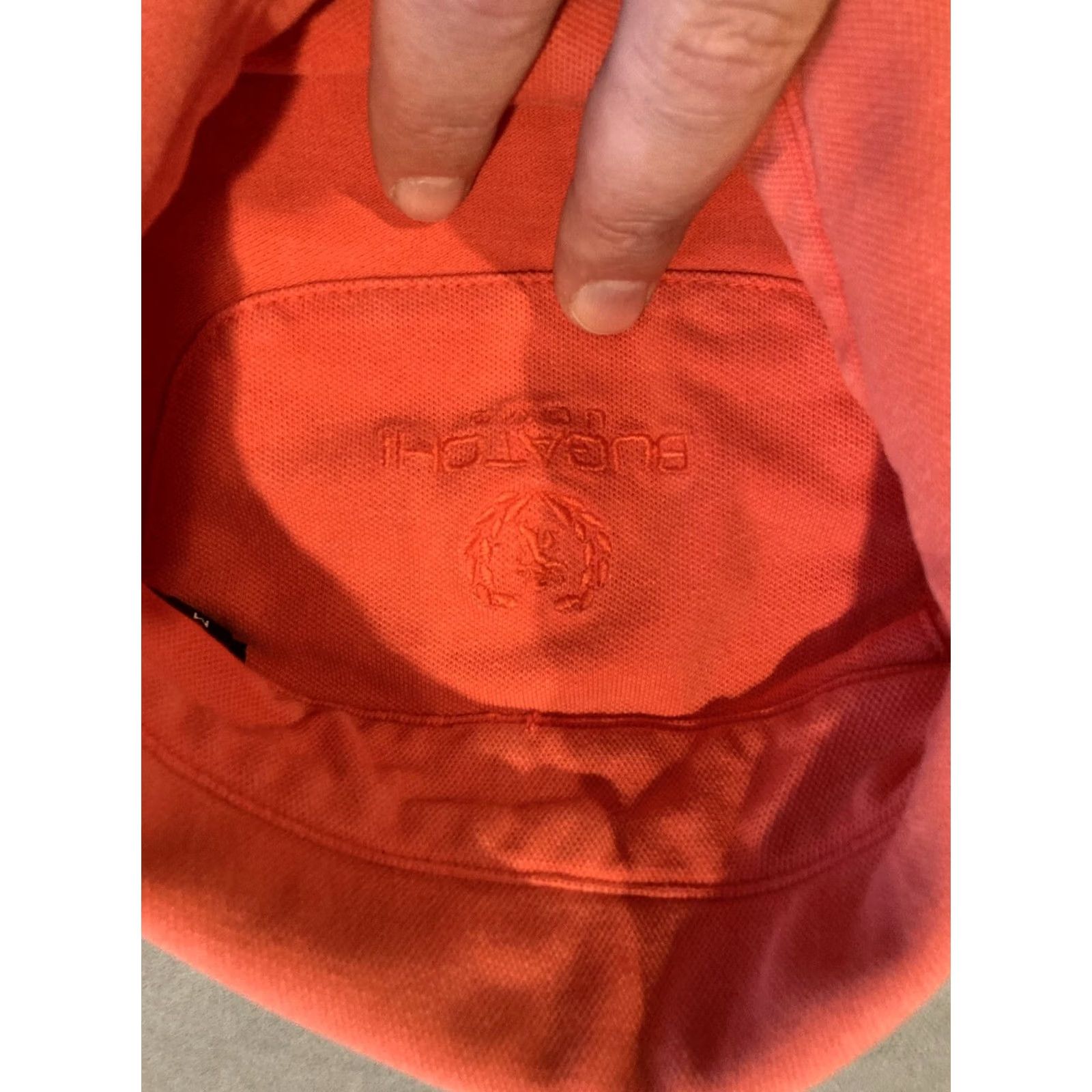 BUGATCHI Beautiful Bugatchi Red Pique Cotton Golf Polo - Medium Size US M / EU 48-50 / 2 - 4 Thumbnail