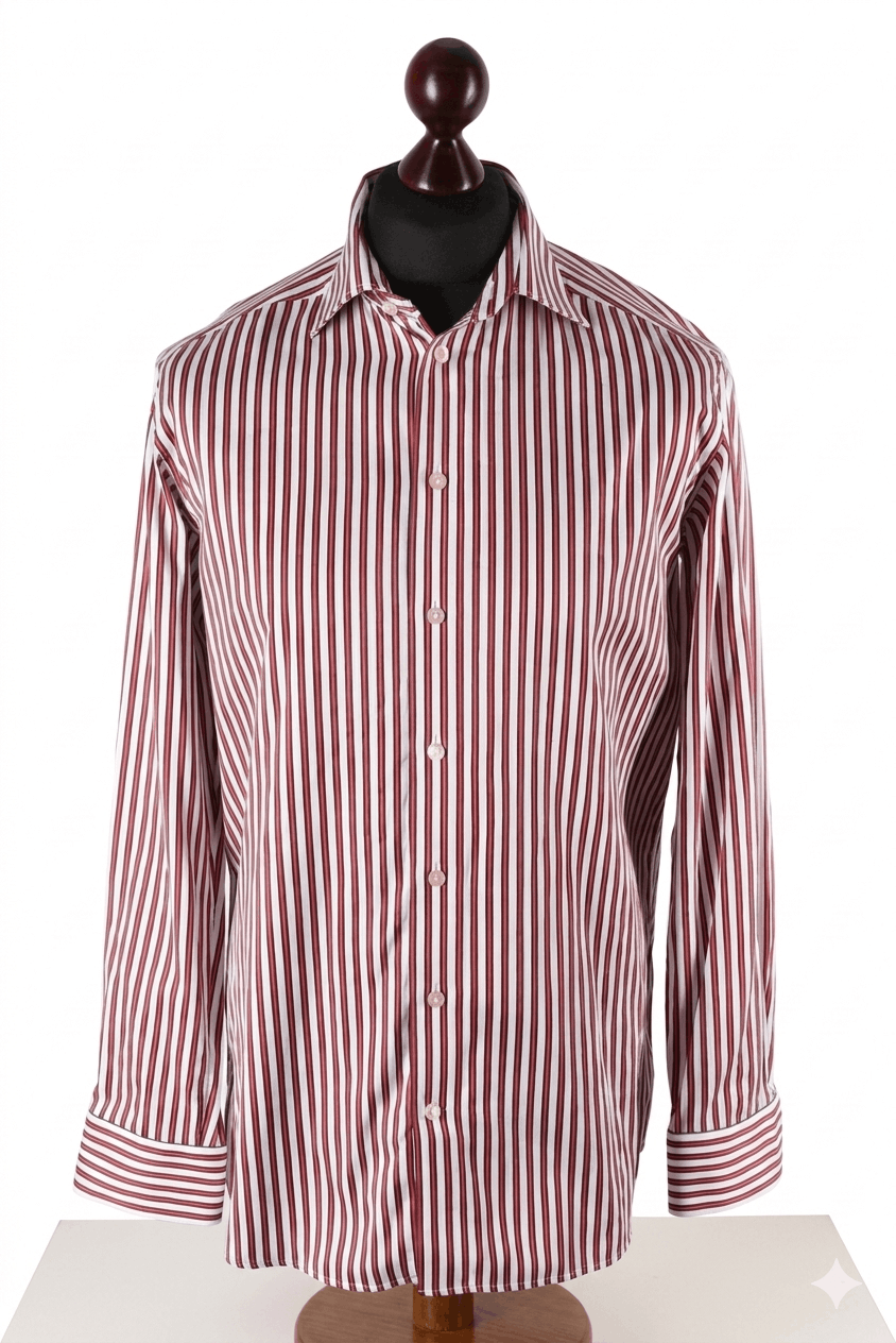 Eton Eton Contemporary Striped Long Sleeve Dress Shirt Size US L / EU 52-54 / 3 - 1 Thumbnail