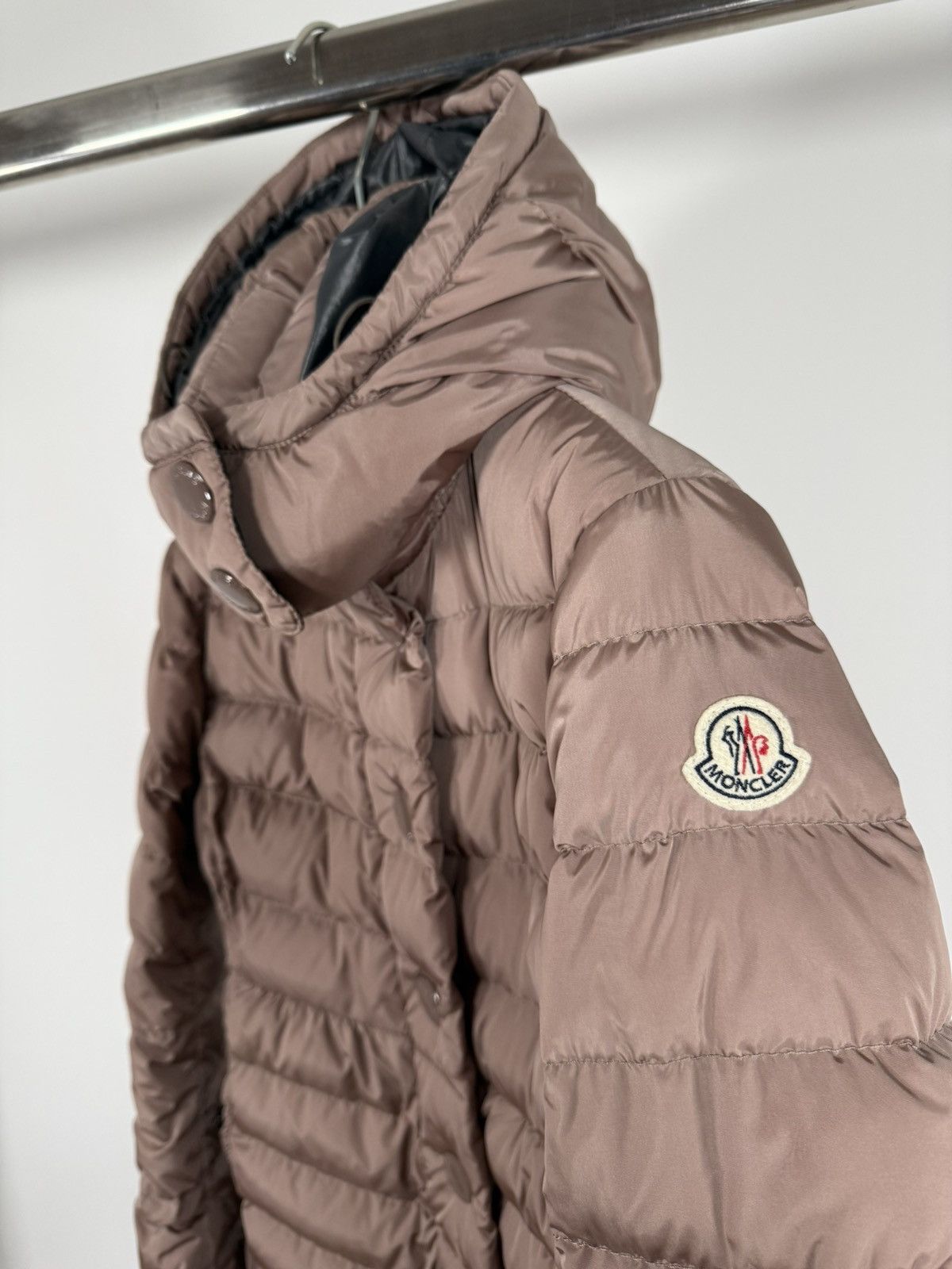 Moncler Moncler Women’s Jacket Jura Size 0 (XS) Beige/Brown Size XS / US 0-2 / IT 36-38 - 3 Thumbnail