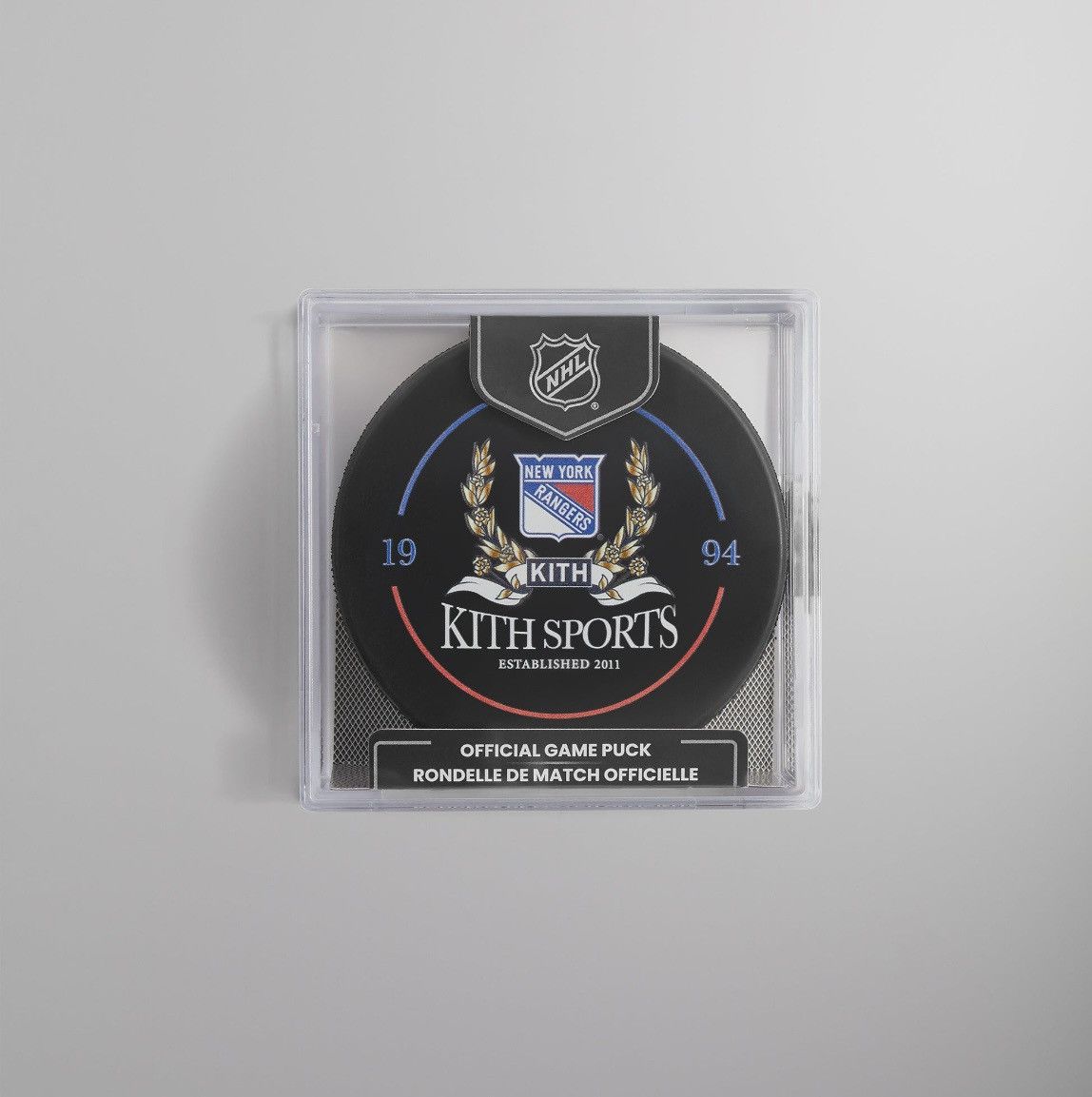 Kith KITH X NEW YORK RANGERS FOR INGLASCO OFFICIAL GAME PUCK Size ONE SIZE - 3 Thumbnail