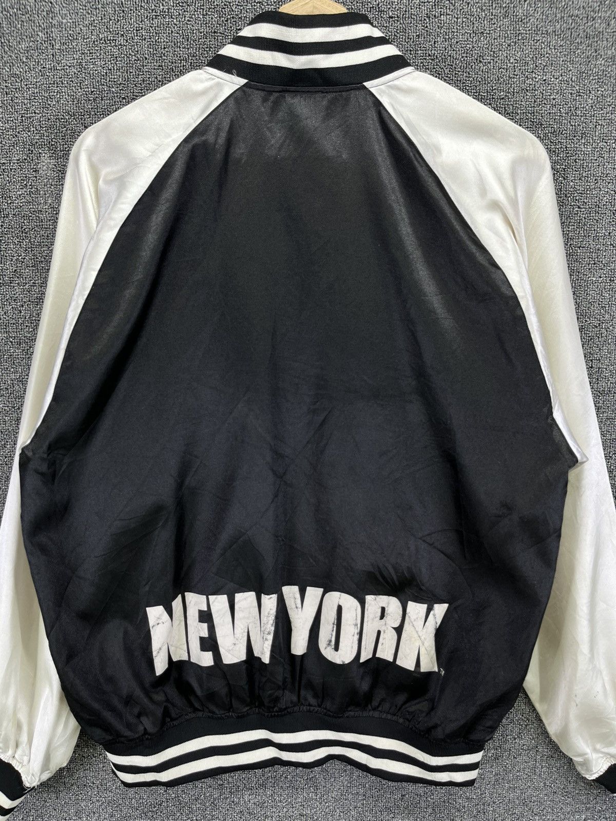 Majestic Vintage Majestic MLB New York Trashed Varsity Jacket Size US L / EU 52-54 / 3 - 11 Thumbnail