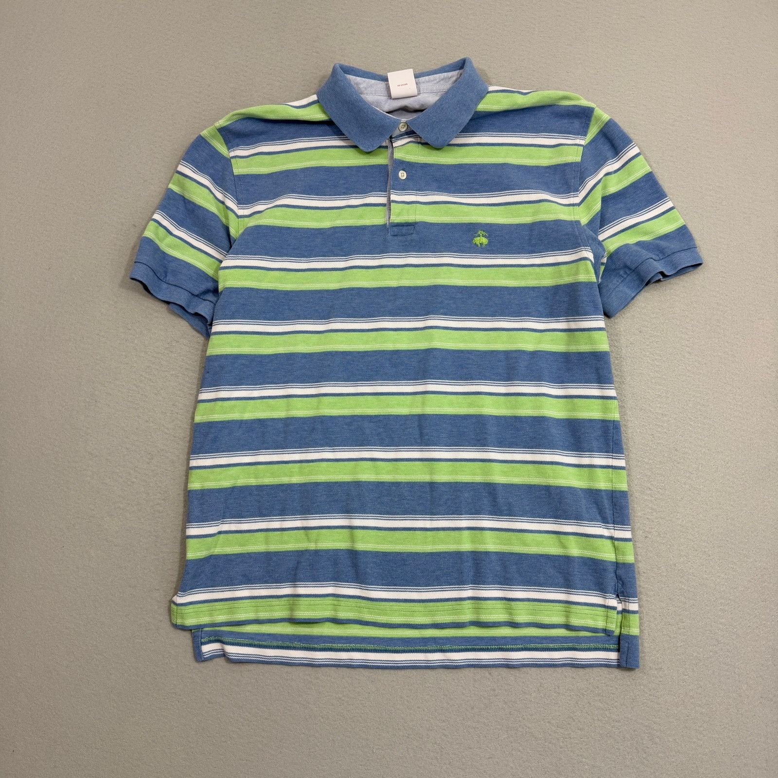 Brooks Brothers Brooks Brothers Polo Shirt Mens Large Green Blue Collared Size US L / EU 52-54 / 3 - 1 Thumbnail