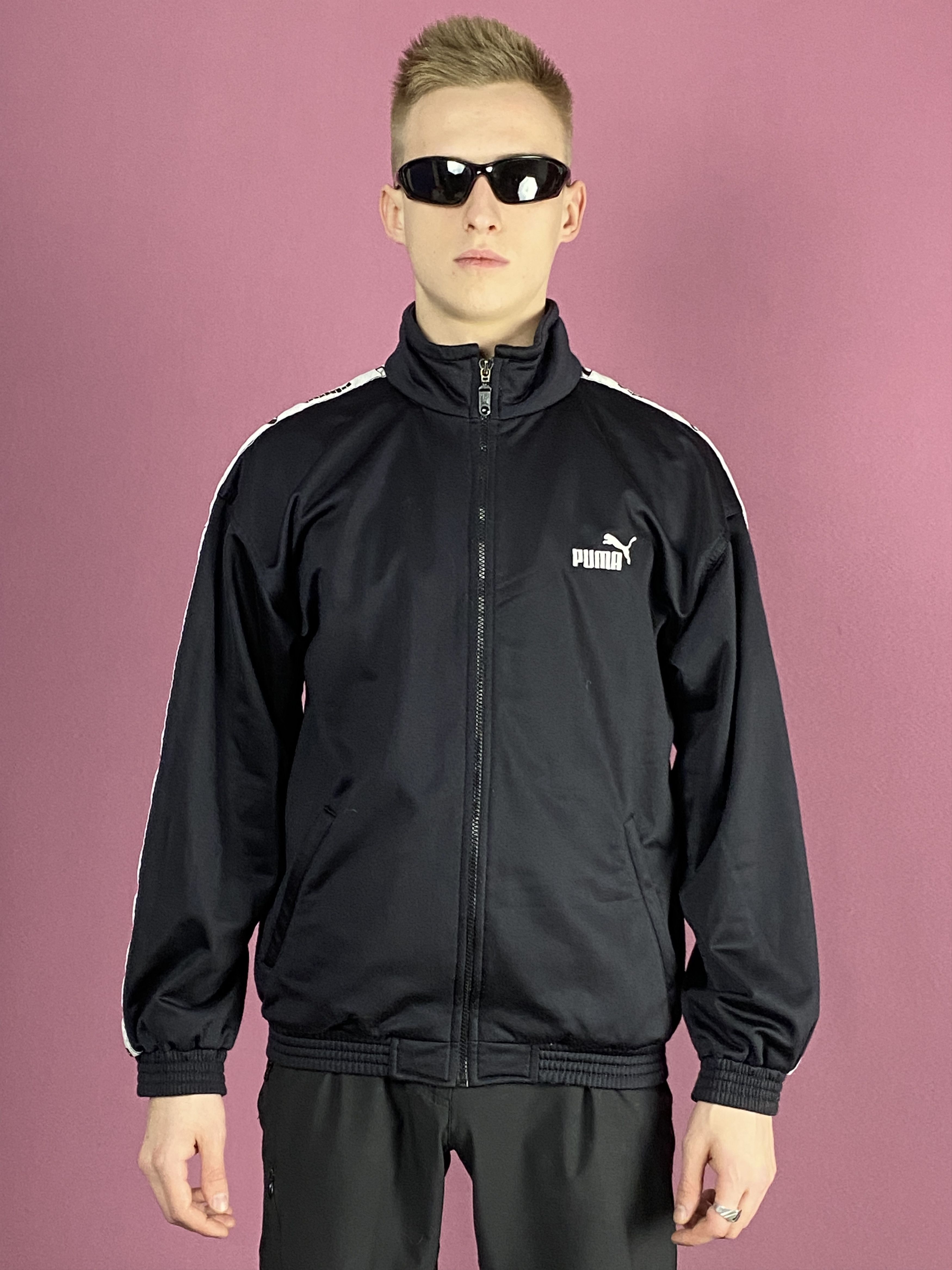 Puma × Vintage 80s Puma Vintage Men's Track Jacket - S Size US S / EU 44-46 / 1 - 1 Thumbnail