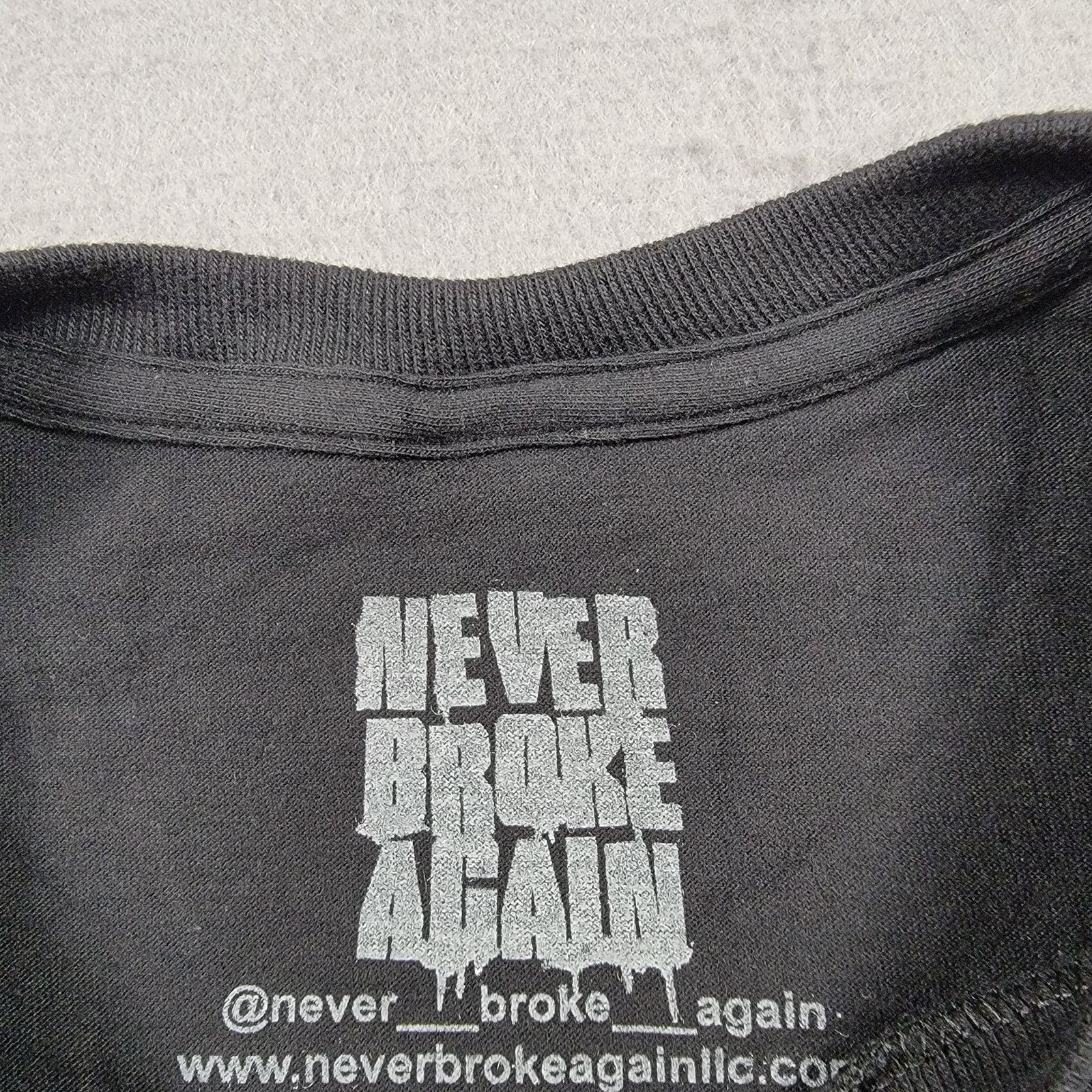 NBA Young Boy Never Broke Again Chopperz Down Tshirt Black Sz XL Size US XL / EU 56 / 4 - 3 Thumbnail