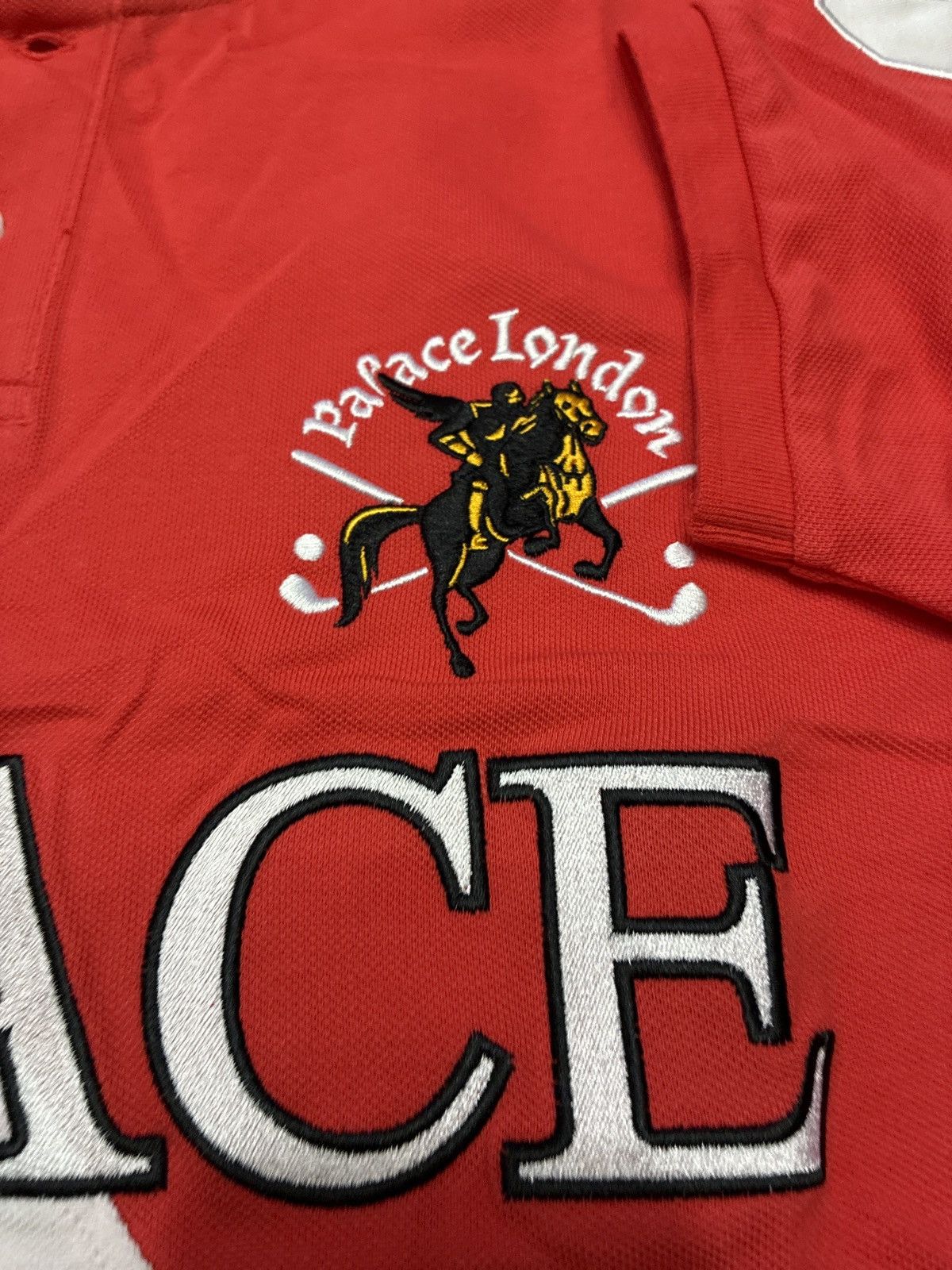 Palace Palace Geezer Polo Red/Green Size US L / EU 52-54 / 3 - 4 Thumbnail