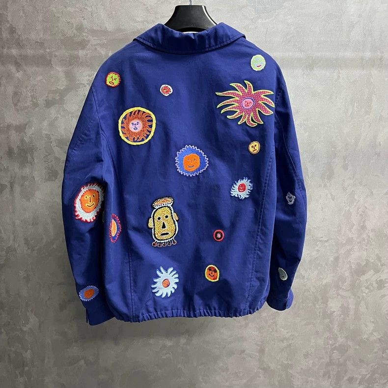Louis Vuitton Louis Vuitton Blue cartoon embroidered single-breasted jack Size US L / EU 52-54 / 3 - 5 Thumbnail