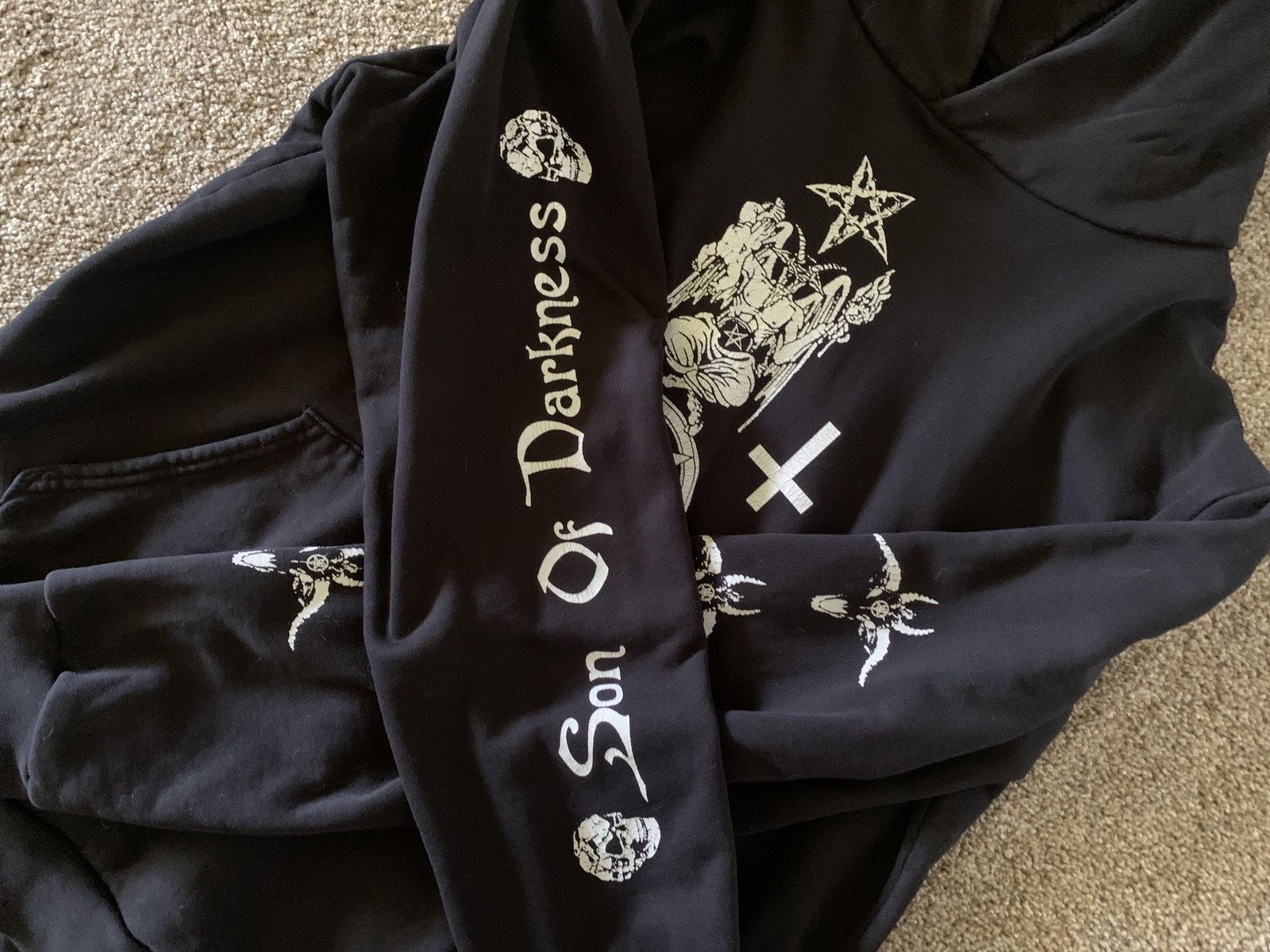 Playboi Carti Playboi Carti Son of Darkness Hoodie Size US XL / EU 56 / 4 - 3 Thumbnail