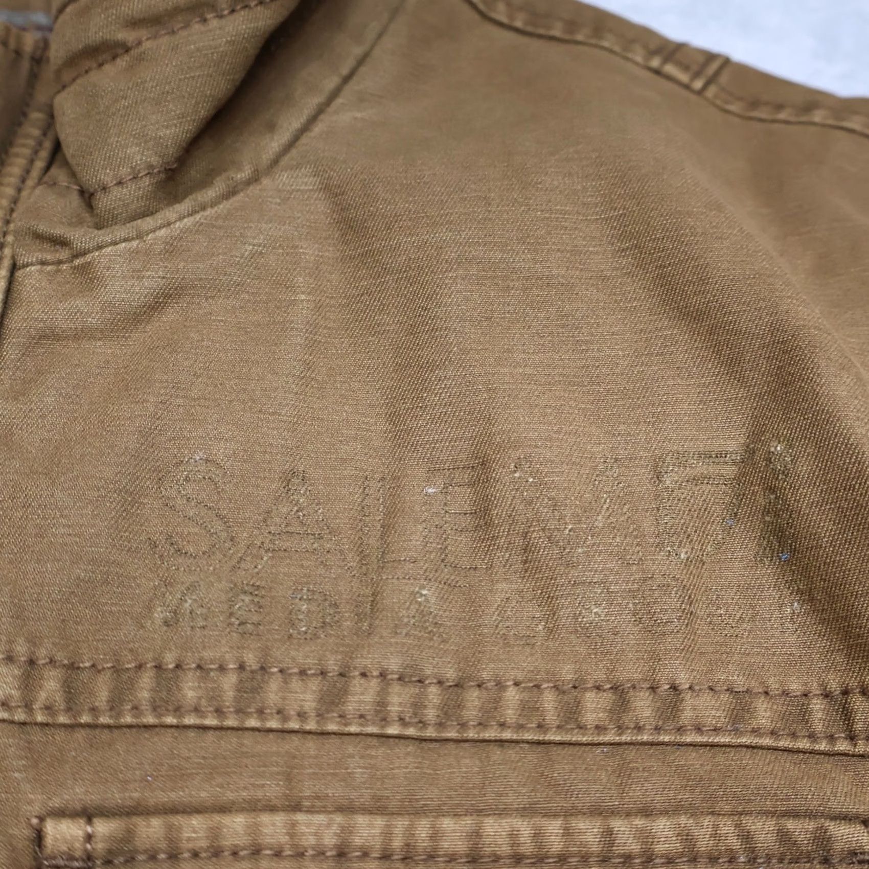 Levi's Levis Jacket Mens Medium Brown Canvas Quilt Lined Utility Field Trucker Size US M / EU 48-50 / 2 - 7 Thumbnail