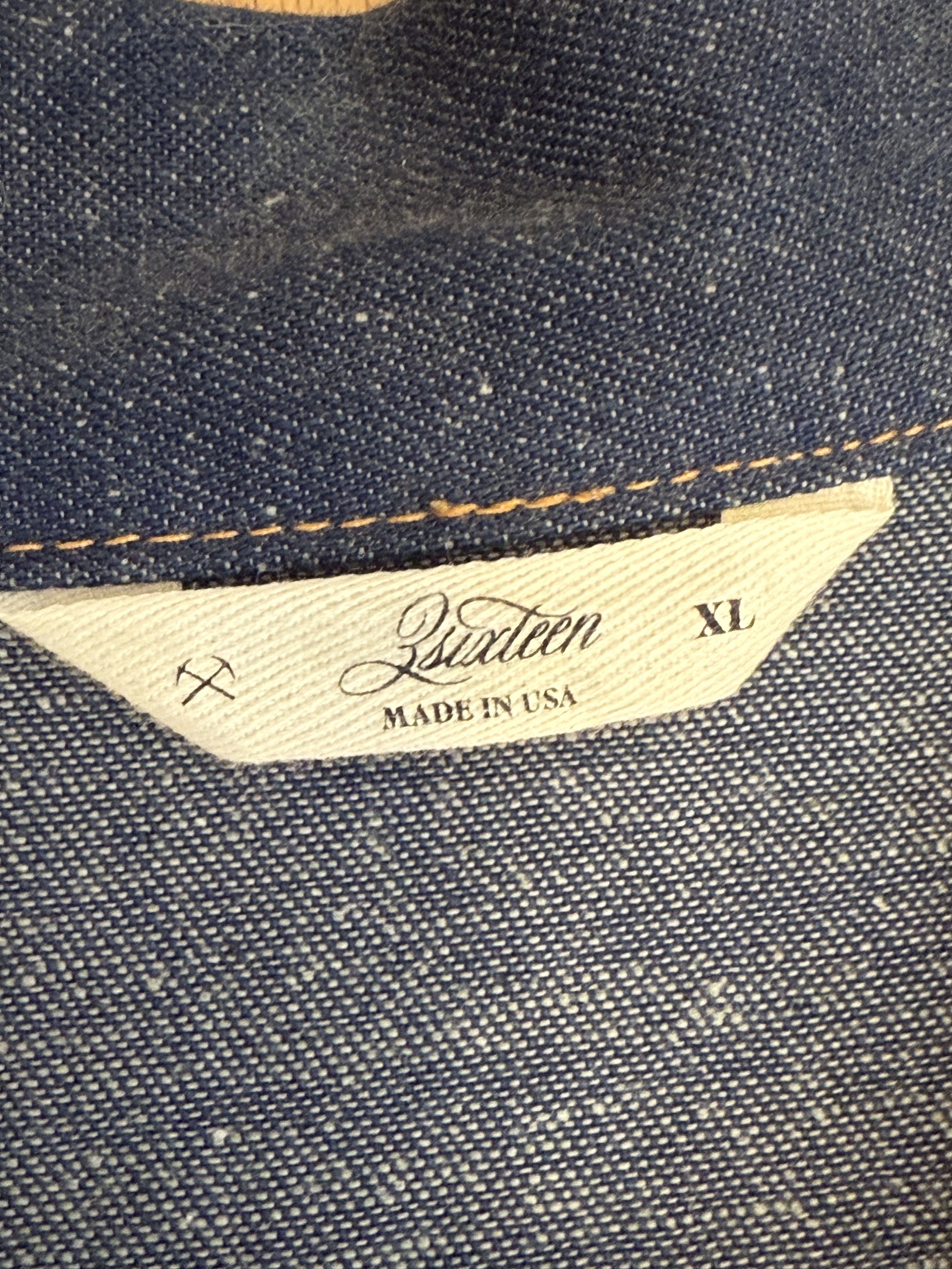 3sixteen 3sixteen Indigo Nep Ranch Jacket XL Selvedge Denim MiUSA Size US XL / EU 56 / 4 - 3 Thumbnail