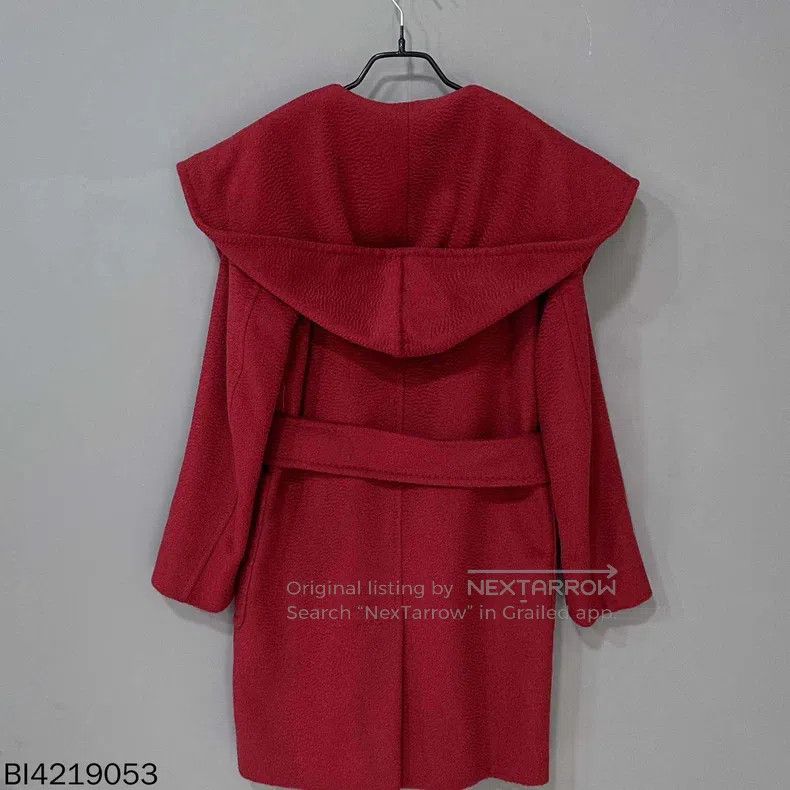 Max Mara Max Mara Red Cashmere Bathrobe Coat Size XXS / US 00 / IT 34 - 3 Thumbnail