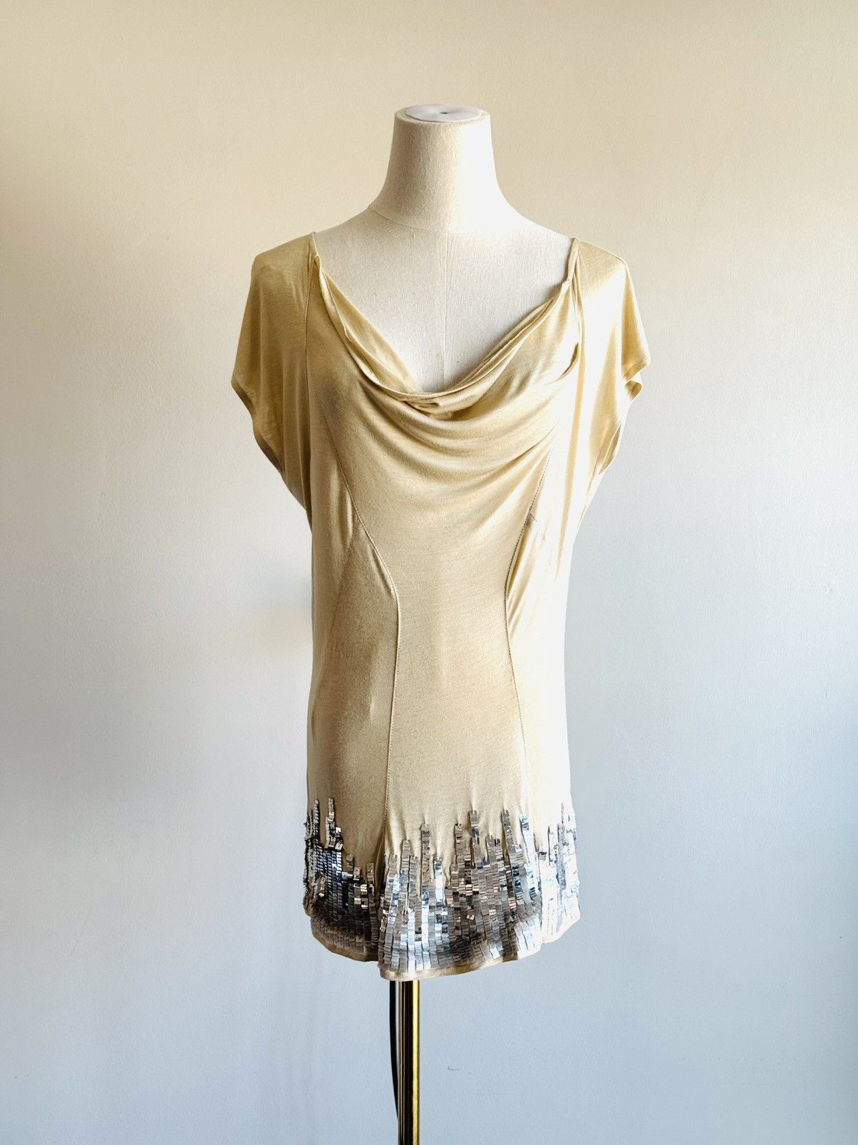 Dior Dior Resort 07 sequin paillette sheer blouse Galliano era Size ONE SIZE - 1 Thumbnail