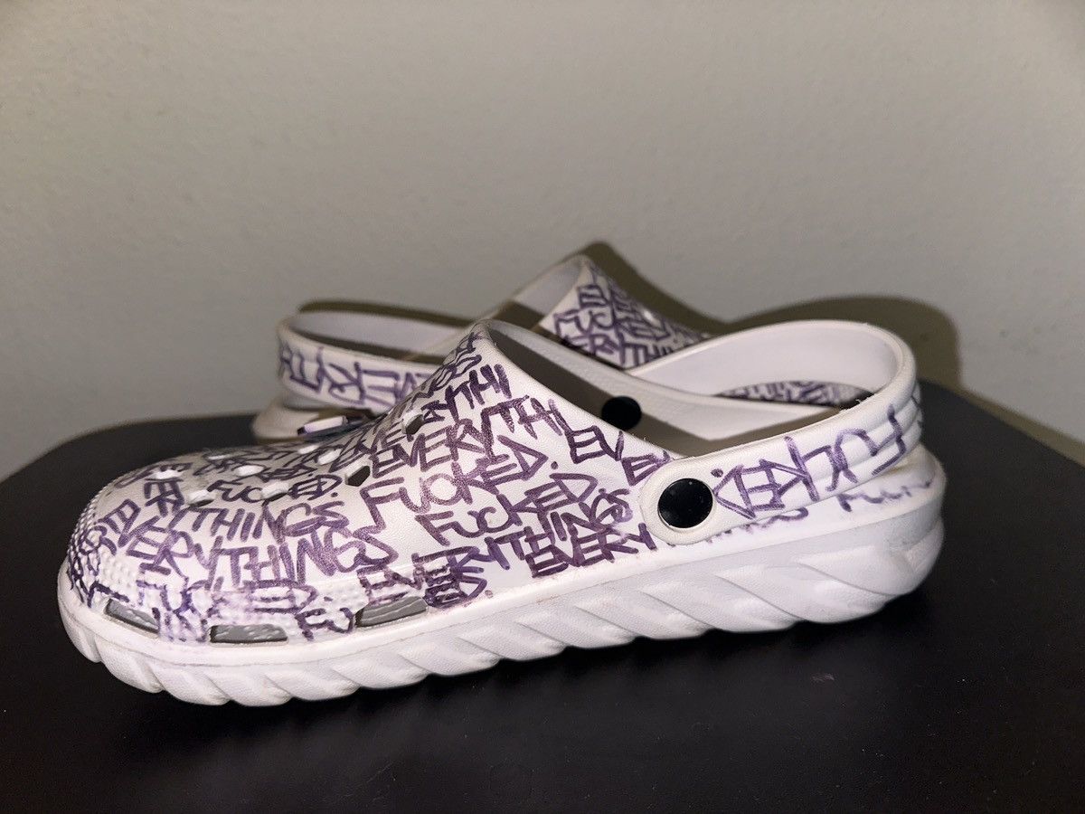 ineverheardofyou Ineverheardofyou Fuck Everything Crocs 8 Size US 8.5 / EU 41-42 - 6 Thumbnail