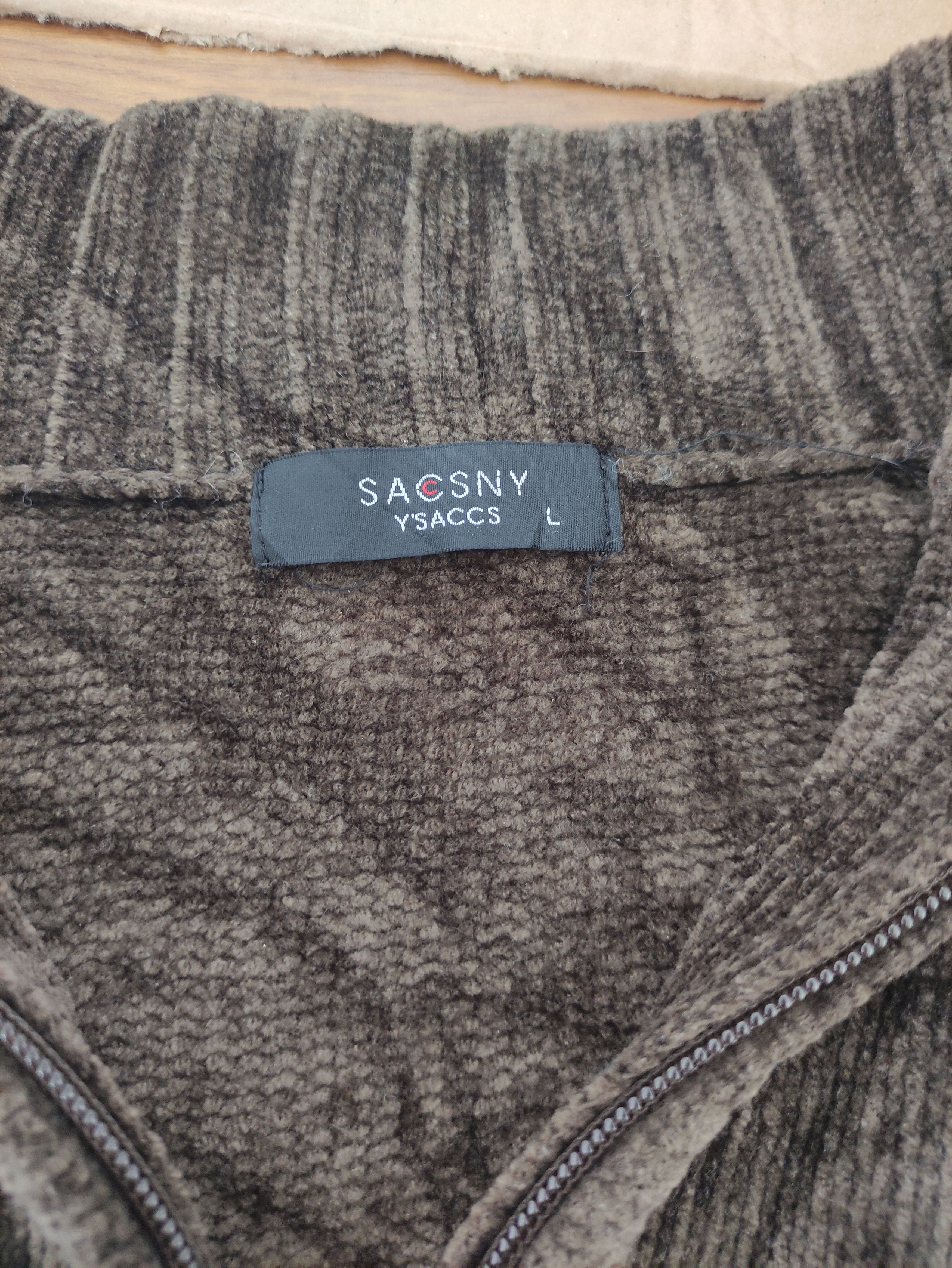 Y's × Yohji Yamamoto Yohji Yamamoto Y’saccs Japanese Zipper sweater Size US L / EU 52-54 / 3 - 4 Thumbnail