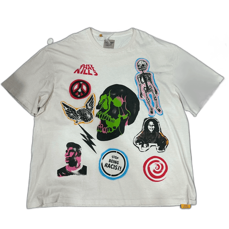 Gallery Dept. Gallery Dept Skull Graphic Short Sleeve T-Shirt Size US XXL / EU 58 / 5 - 1 Thumbnail