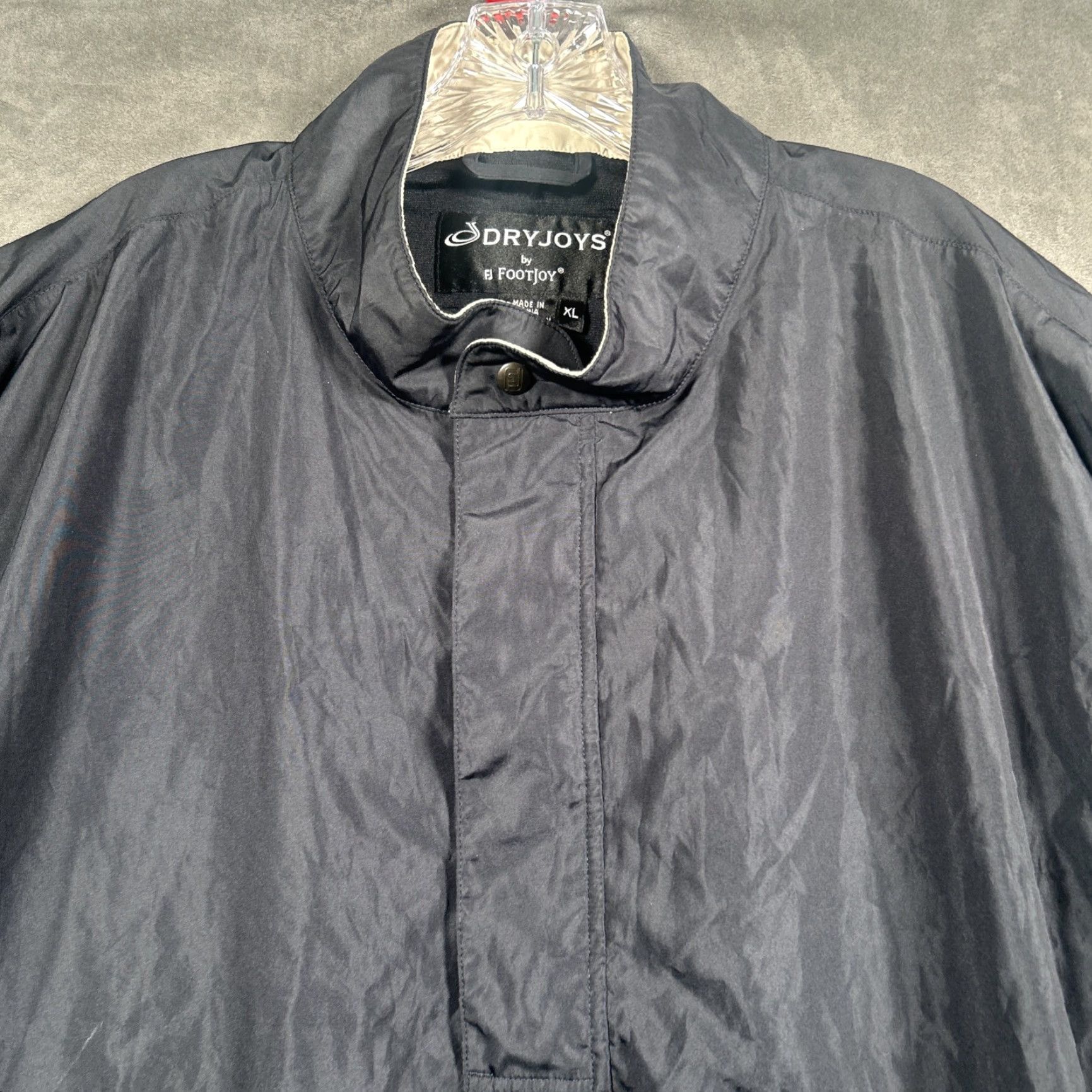 Footjoy FootJoy Golf Jacket Windbreaker Half Zip 1/2 Sleeve Black XL Men Size US XL / EU 56 / 4 - 2 Thumbnail