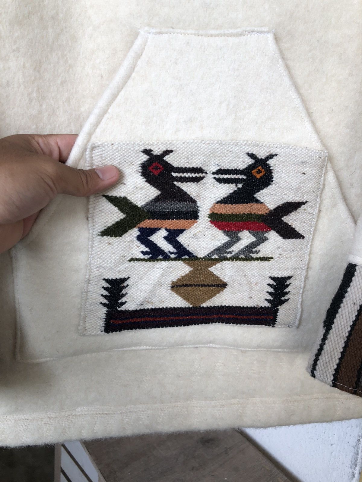 Native Rare🔥Vtg Artesanias Indigenas Hand Made Chimayo Wool Jacket Size US L / EU 52-54 / 3 - 11 Thumbnail