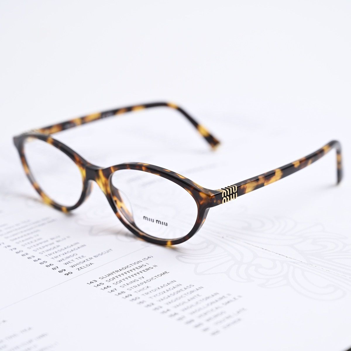 Miu Miu MIU MIU 0MU 09XV GLASSES Size ONE SIZE - 2 Thumbnail