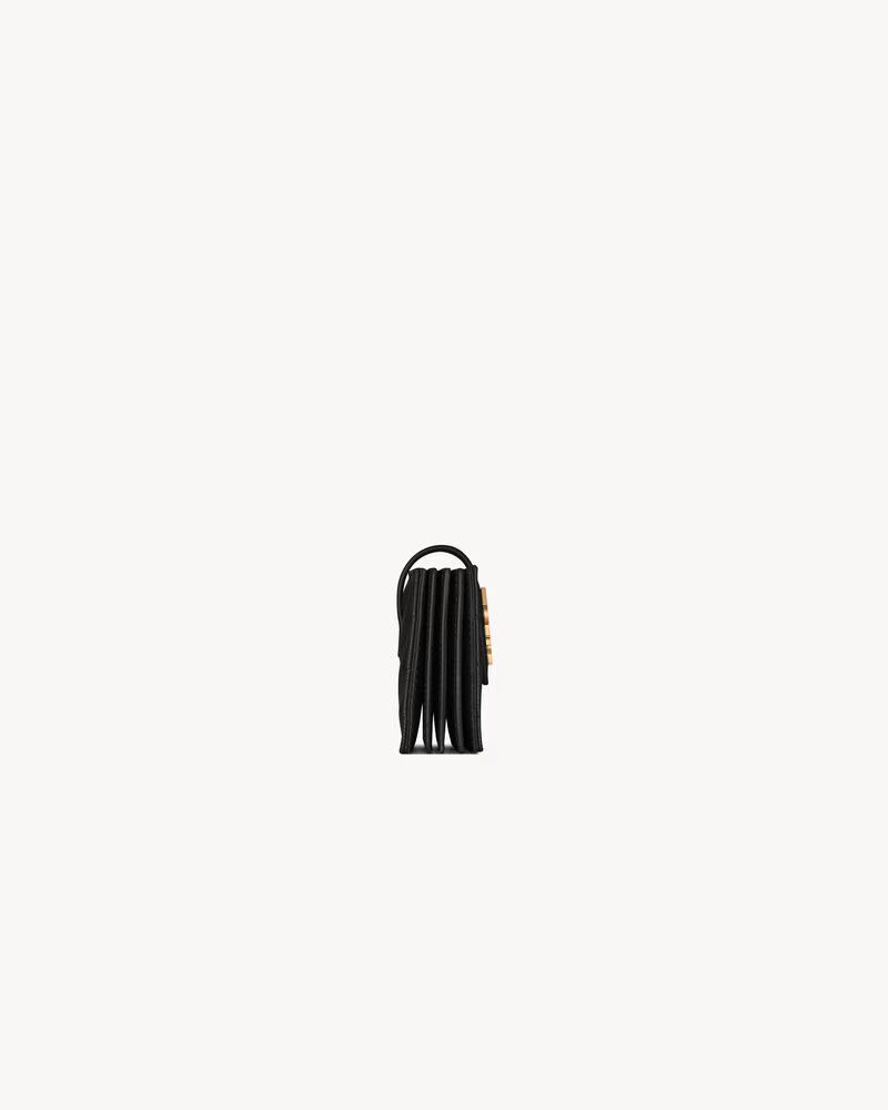 Saint Laurent Paris o1b1hav110225 Size: OS/ Cassandre Matelasse Card Case Black Size ONE SIZE - 3 Thumbnail